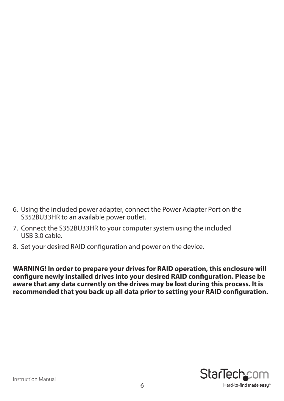 StarTech.com S352BU33HR Manual User Manual | Page 9 / 18