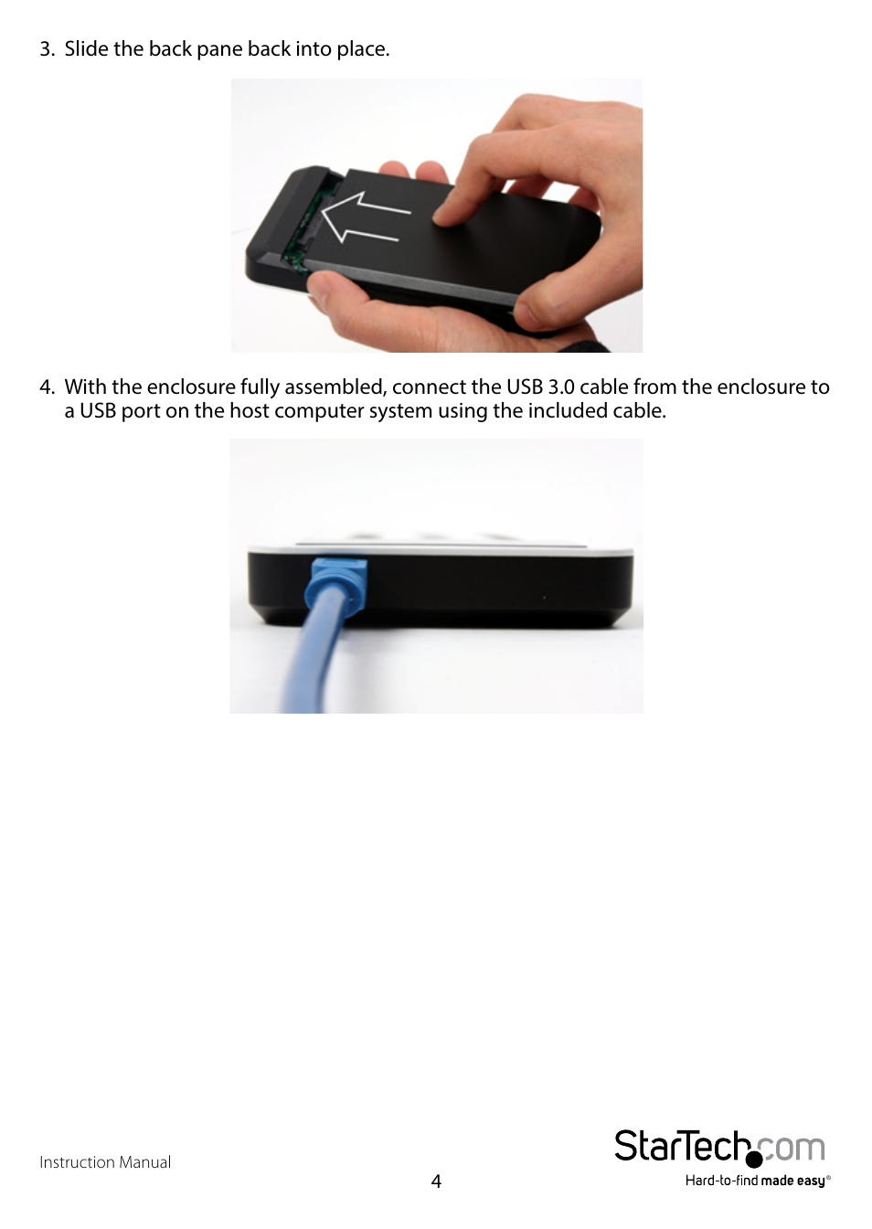 StarTech.com S2510BU3PWPS User Manual | Page 7 / 12