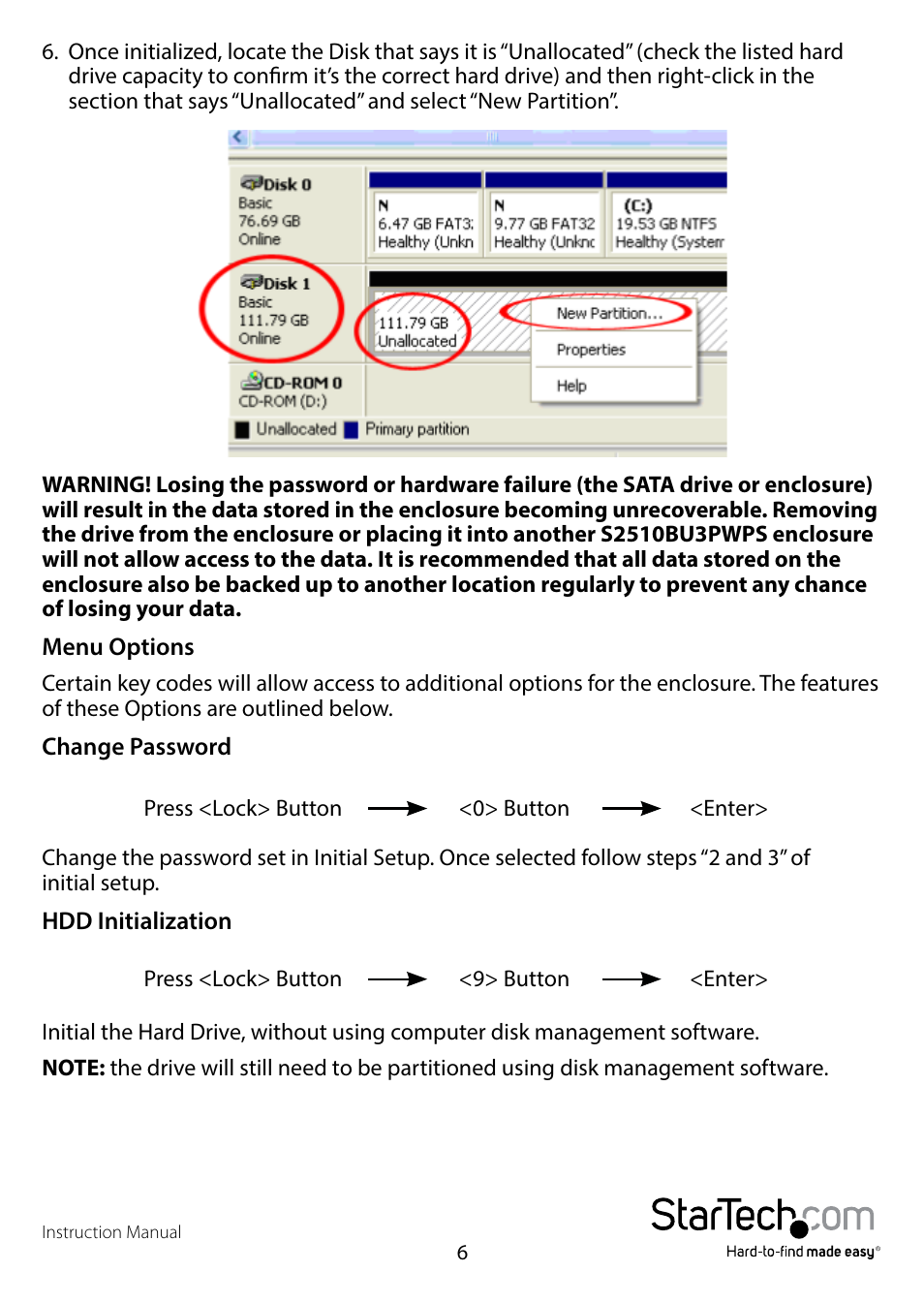 StarTech.com S2510BU3PWPS User Manual | Page 9 / 12