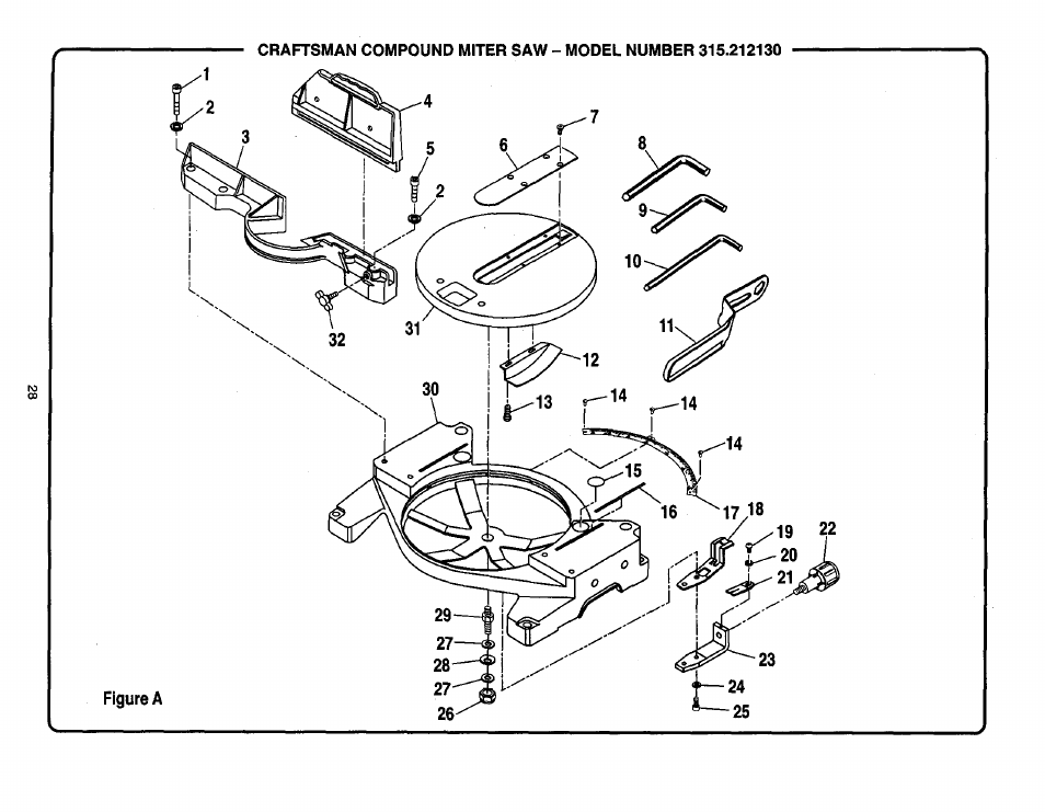 Figure a | Craftsman 315.212130 User Manual | Page 28 / 36