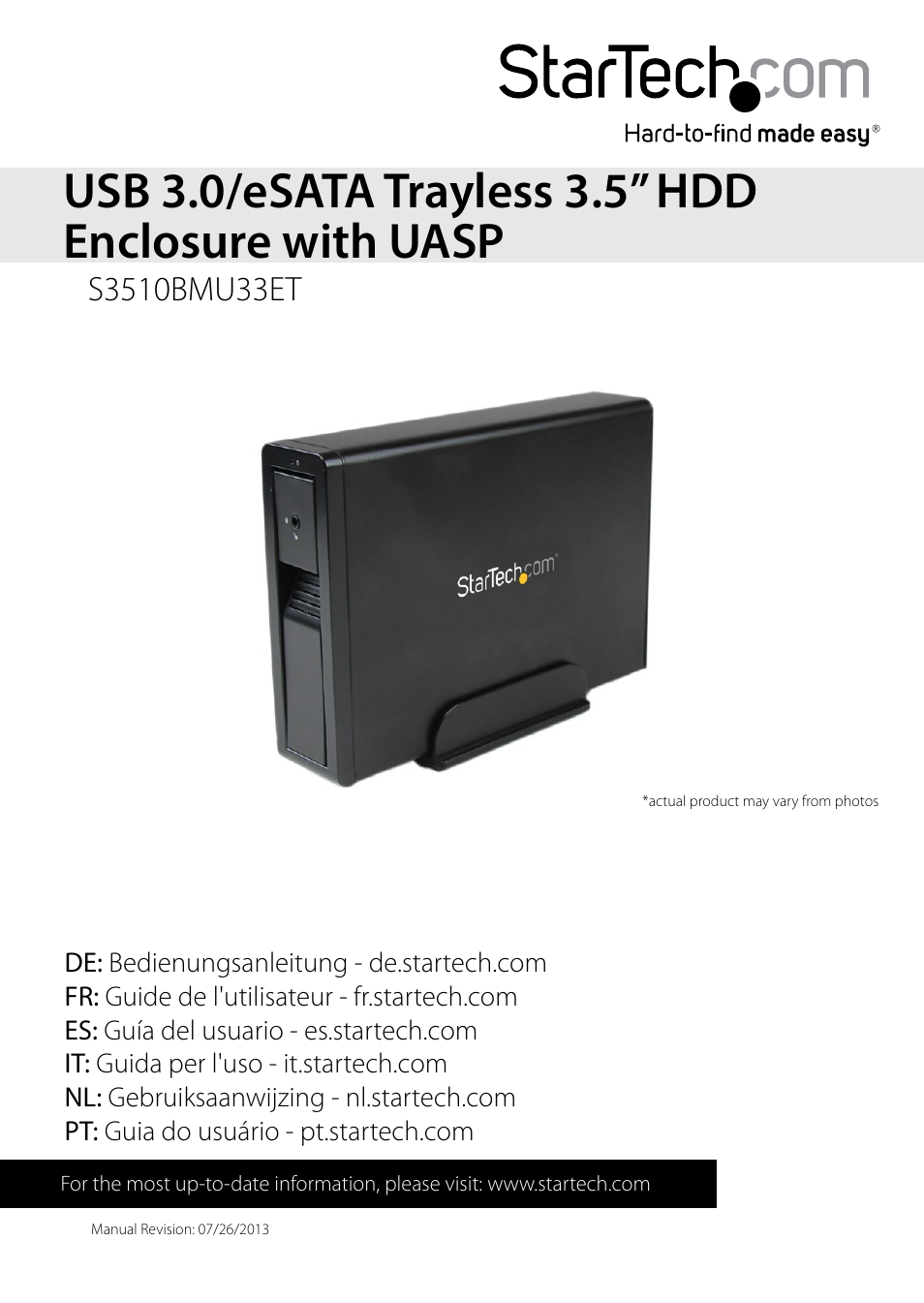 StarTech.com S3510BMU33ET User Manual | 11 pages