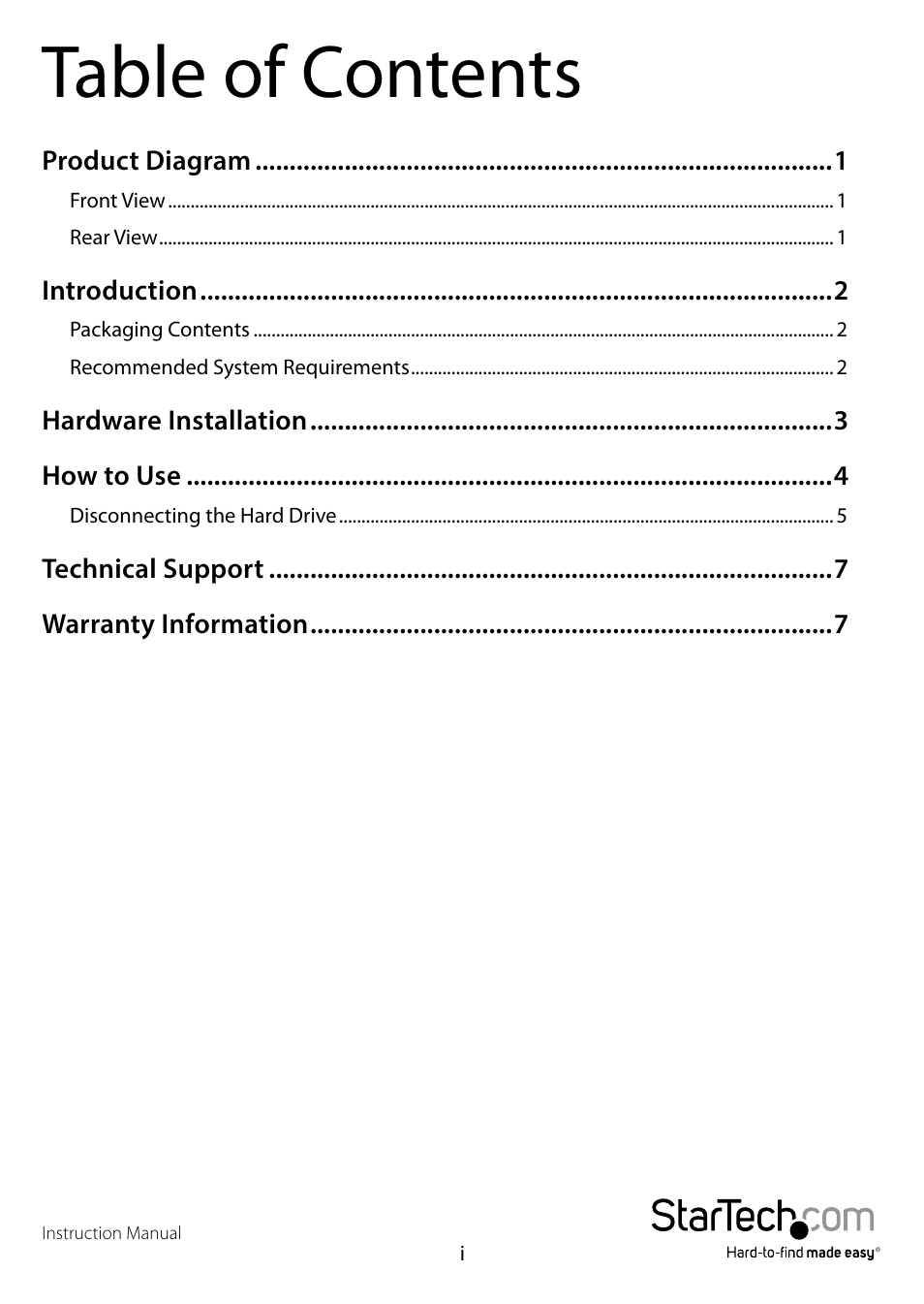 StarTech.com S3510BMU33ET User Manual | Page 3 / 11