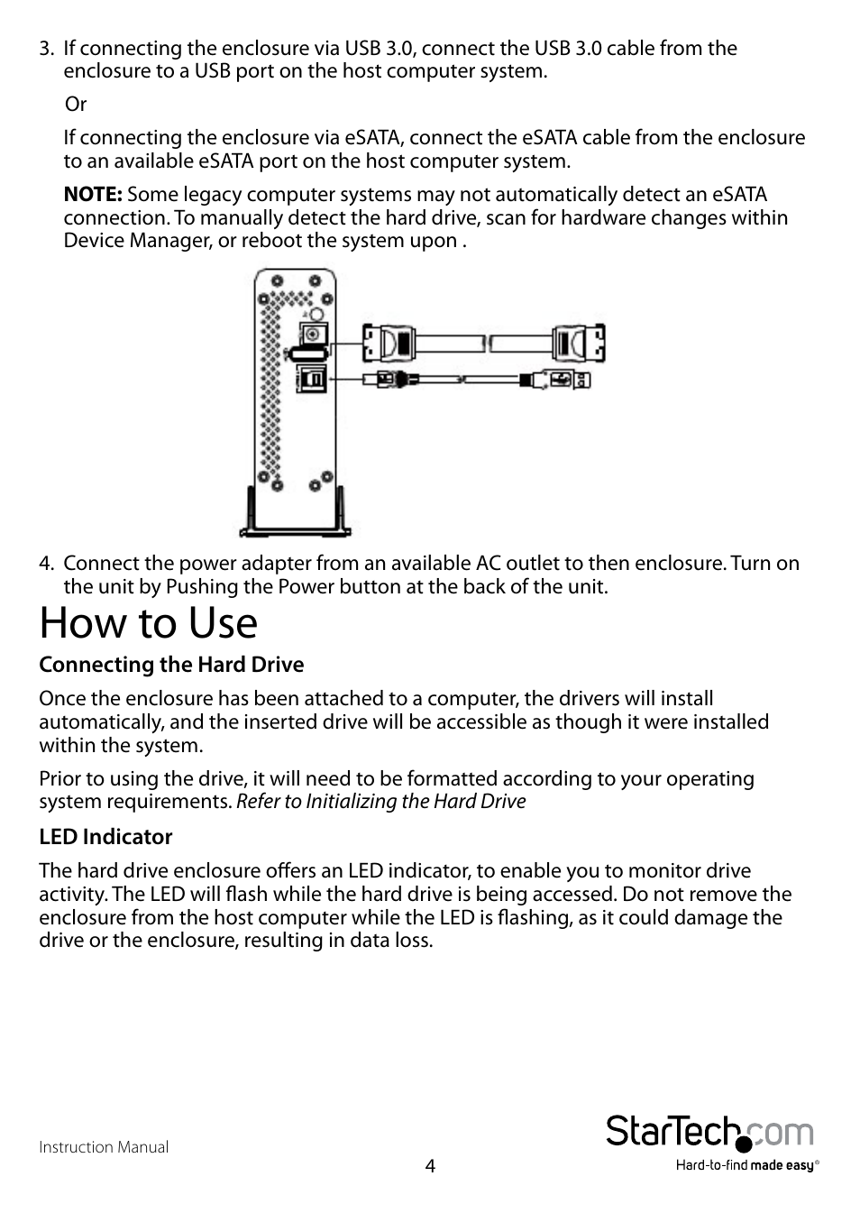 How to use | StarTech.com S3510BMU33ET User Manual | Page 7 / 11