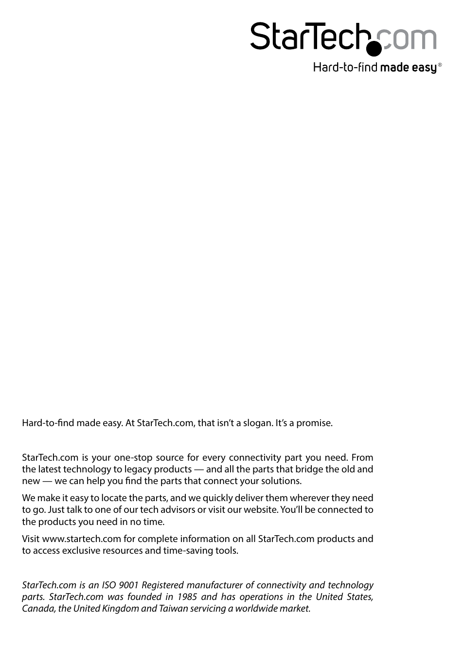 StarTech.com S2510BU3ISO User Manual | Page 12 / 12