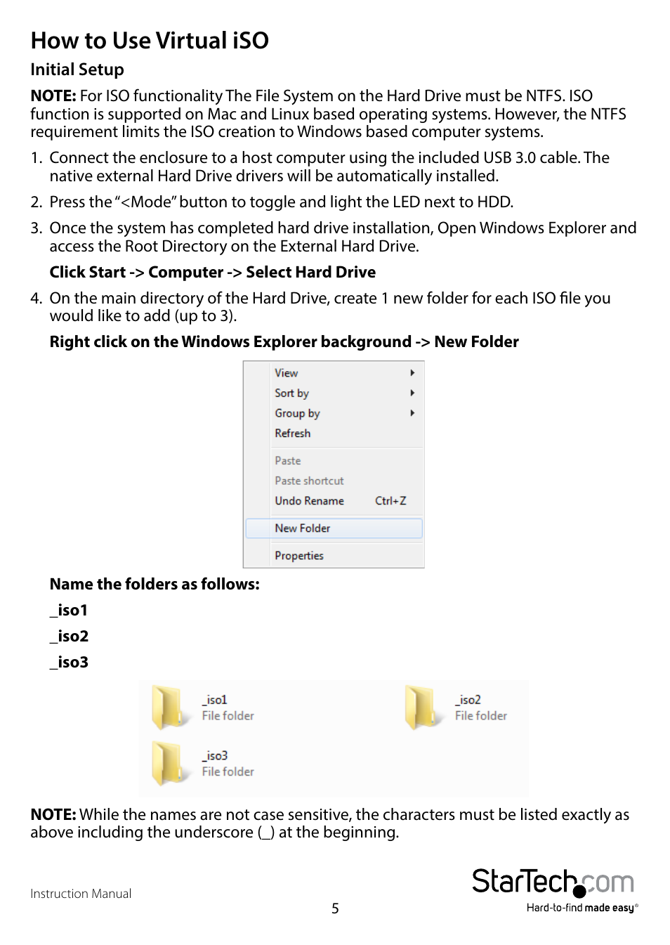 How to use virtual iso | StarTech.com S2510BU3ISO User Manual | Page 8 / 12