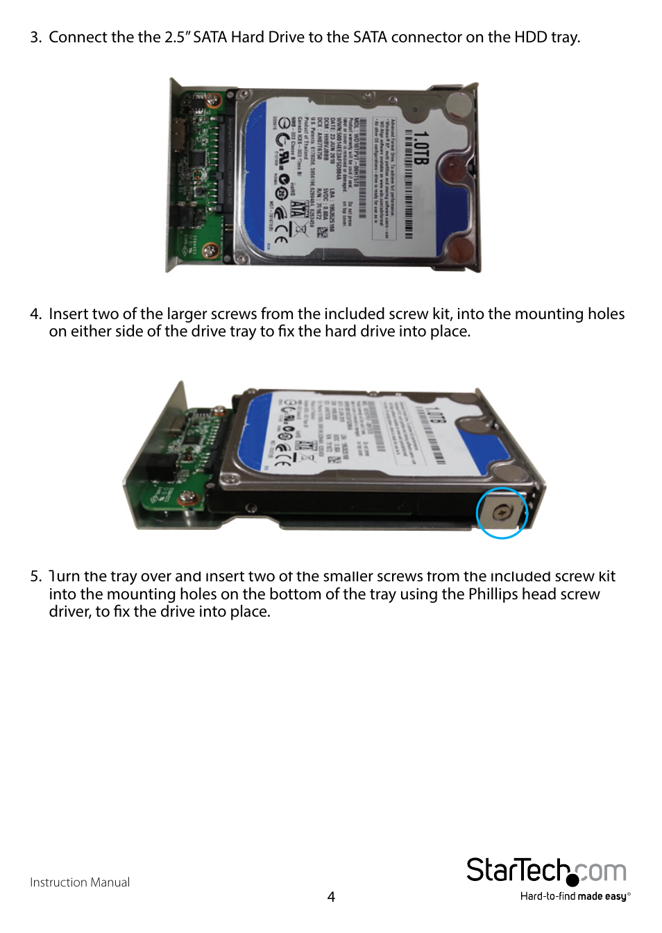 StarTech.com S2510SM12U33 User Manual | Page 7 / 14