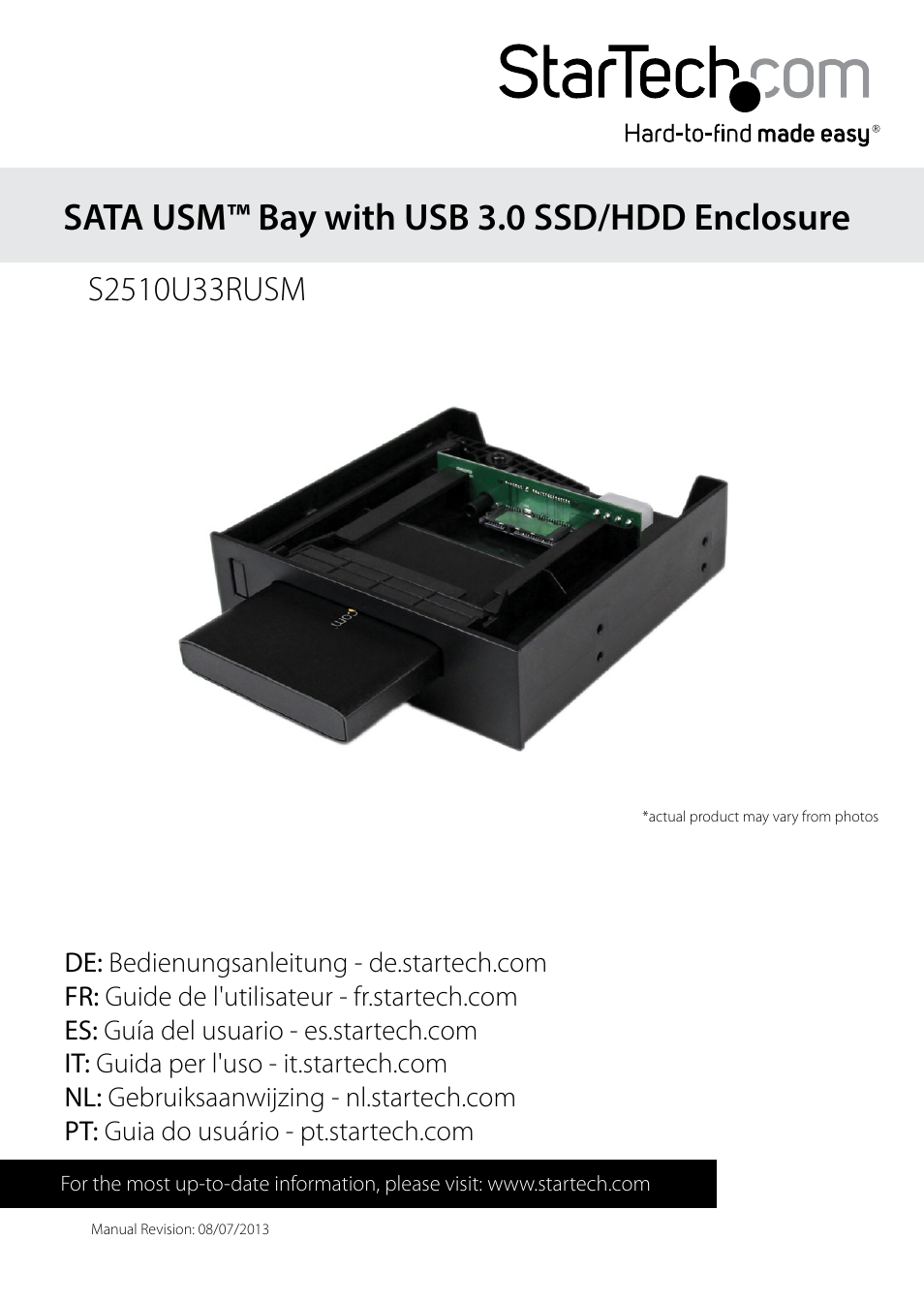 StarTech.com S2510U33RUSM User Manual | 11 pages