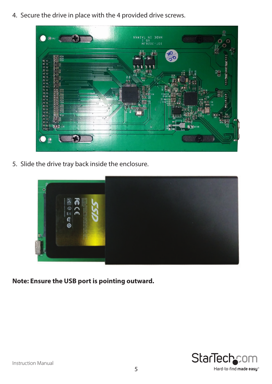 StarTech.com UNI251BMU33 User Manual | Page 8 / 14