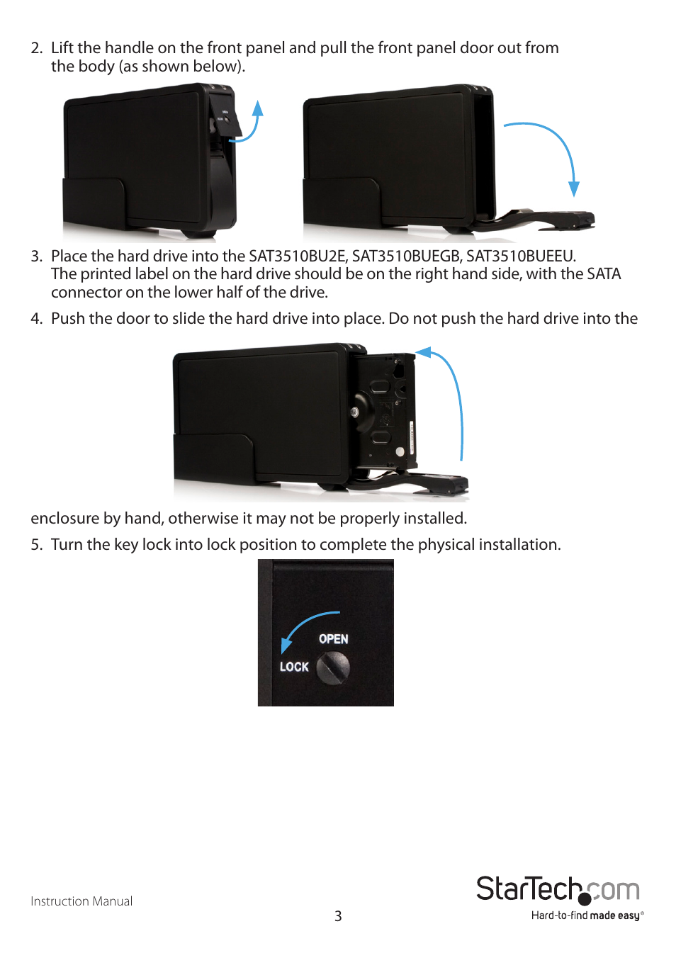 StarTech.com SAT3510BUEEU User Manual | Page 6 / 14