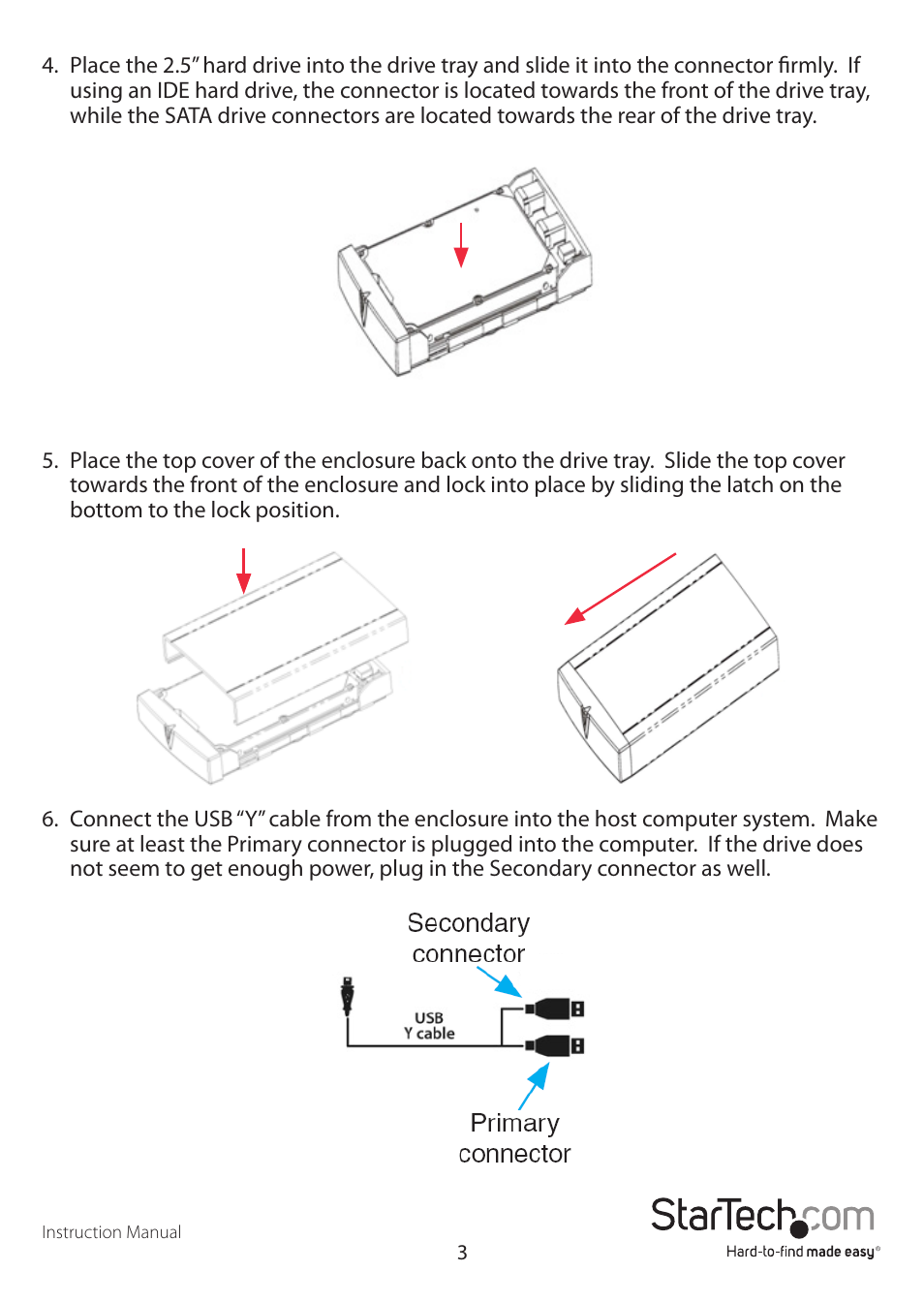 StarTech.com UNI2510U2V User Manual | Page 6 / 11