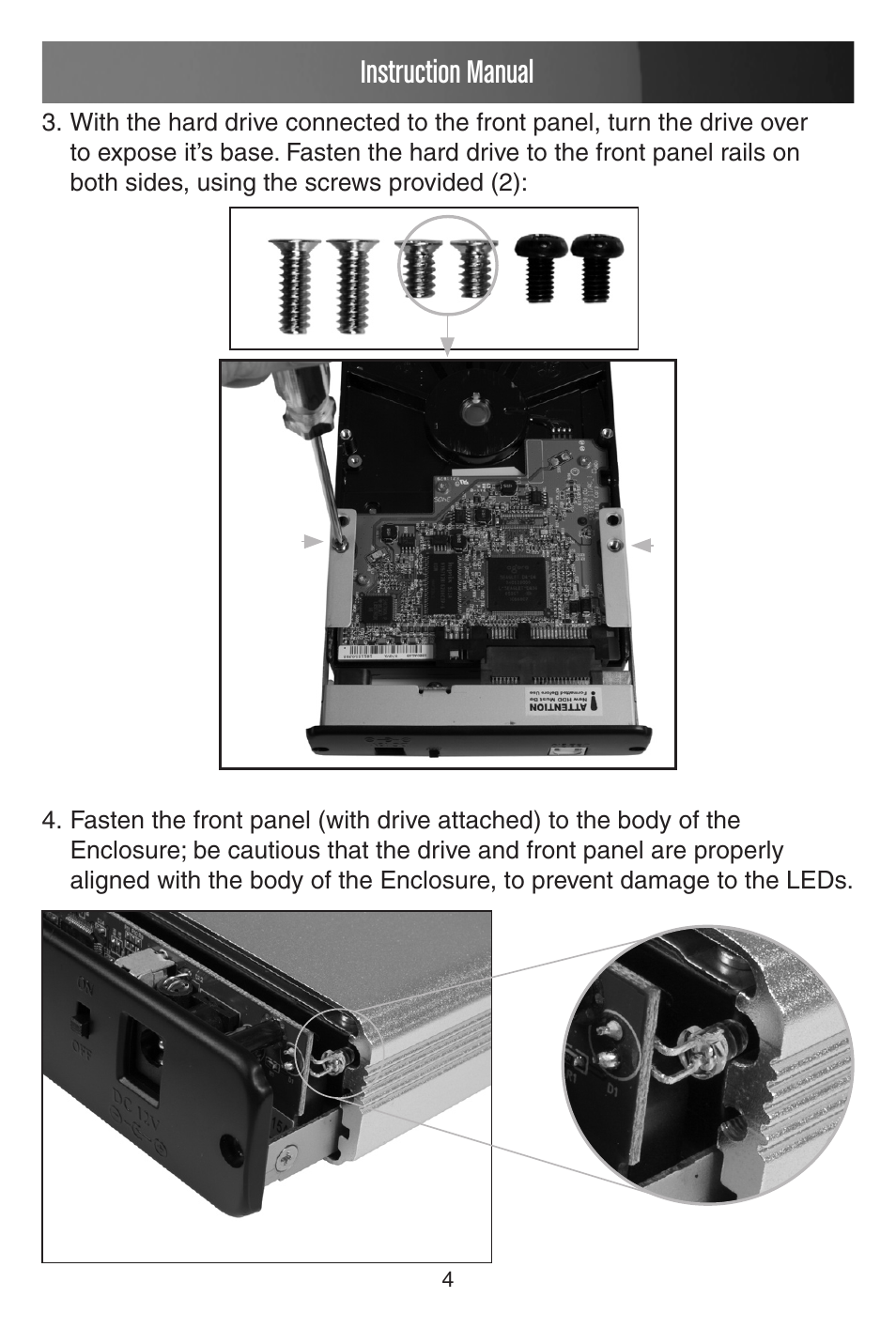 Instruction manual | StarTech.com SAT3510BU2V User Manual | Page 7 / 11
