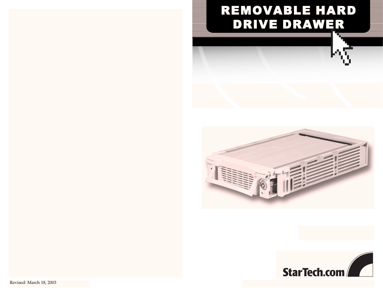 StarTech.com DRW115CADBK User Manual | 6 pages