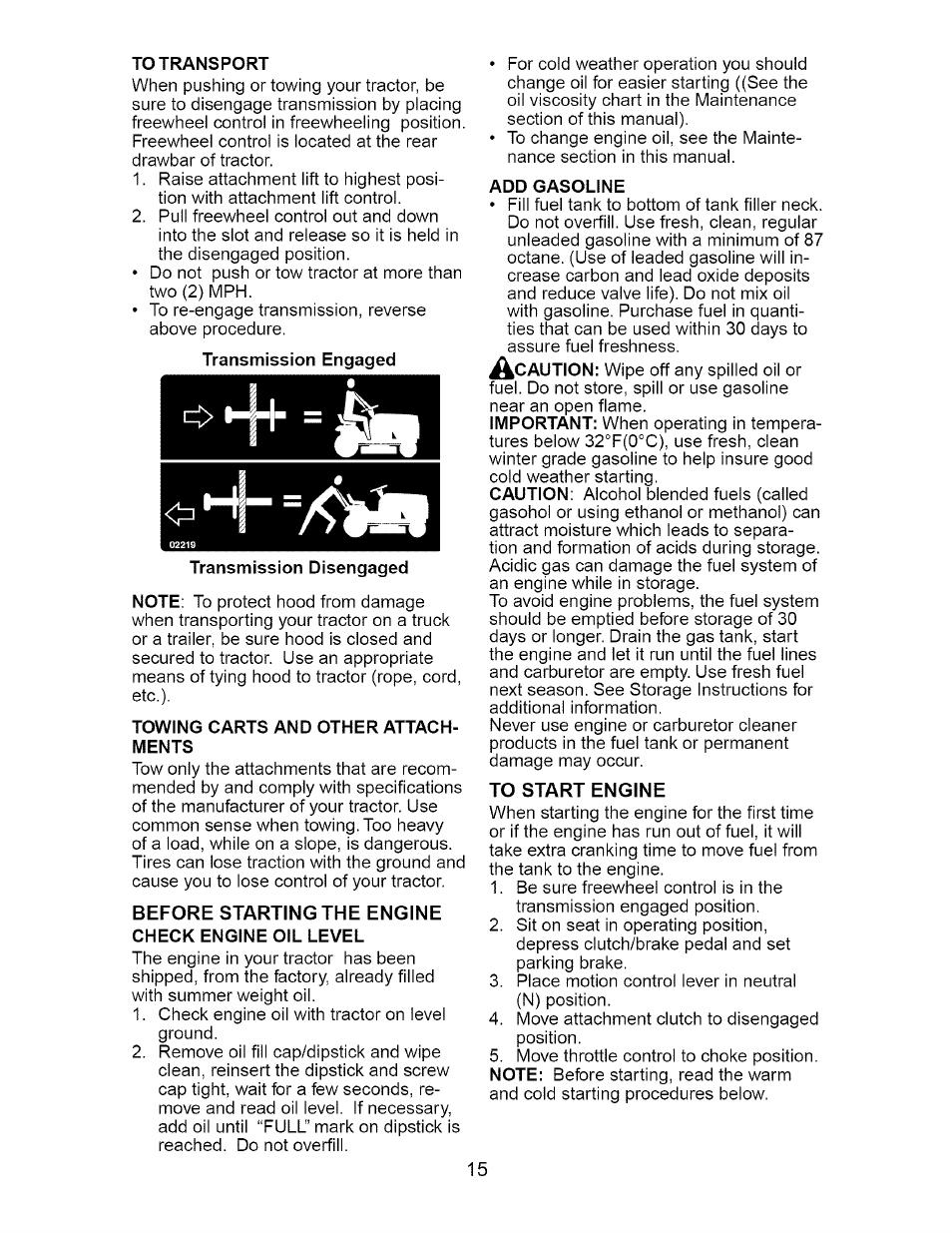 Craftsman 917.275380 User Manual | Page 15 / 60