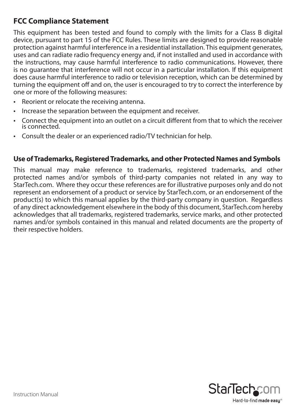StarTech.com SATDOCKU2EEU User Manual | Page 2 / 11