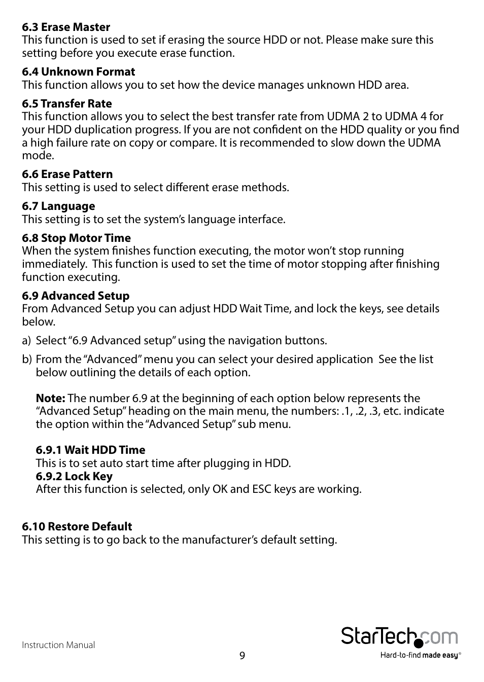 StarTech.com SATDUP13 Manual User Manual | Page 12 / 14