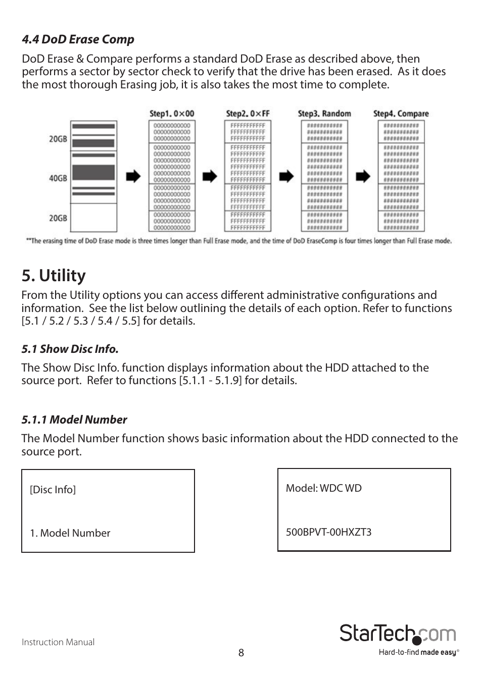 Utility | StarTech.com SATDUP11 Manual User Manual | Page 11 / 21