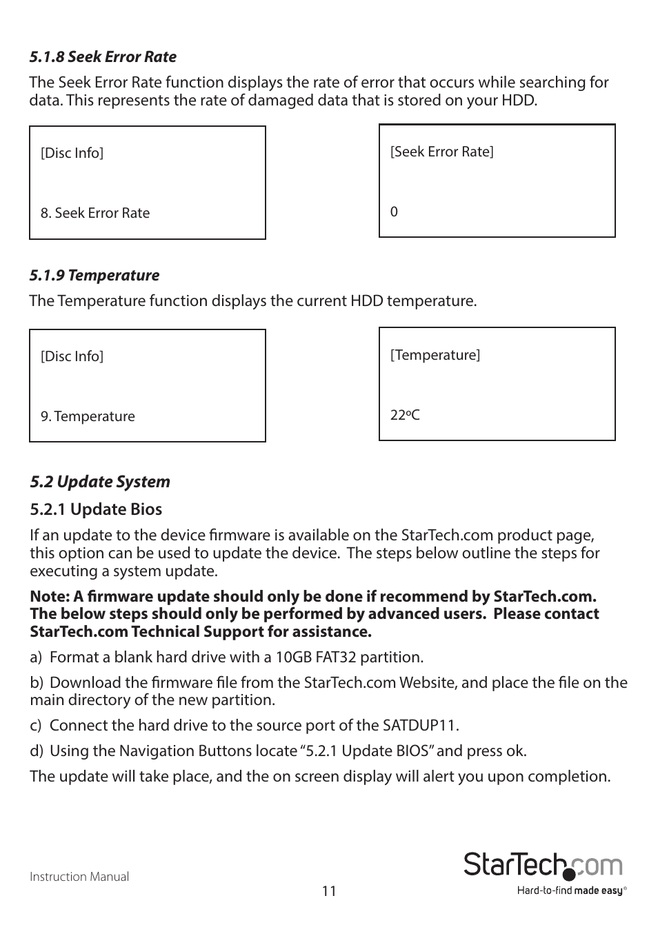 StarTech.com SATDUP11 Manual User Manual | Page 14 / 21