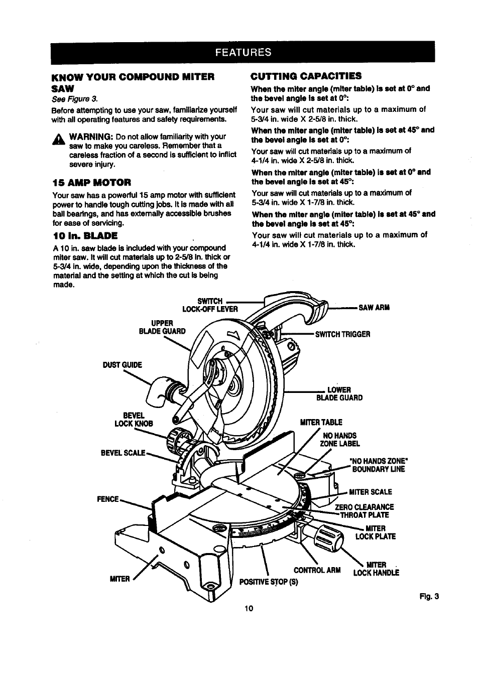 Craftsman 315.212100 User Manual | Page 10 / 38