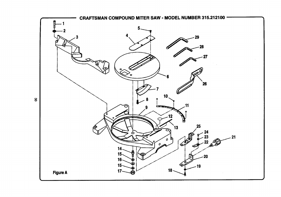 Craftsman 315.212100 User Manual | Page 30 / 38