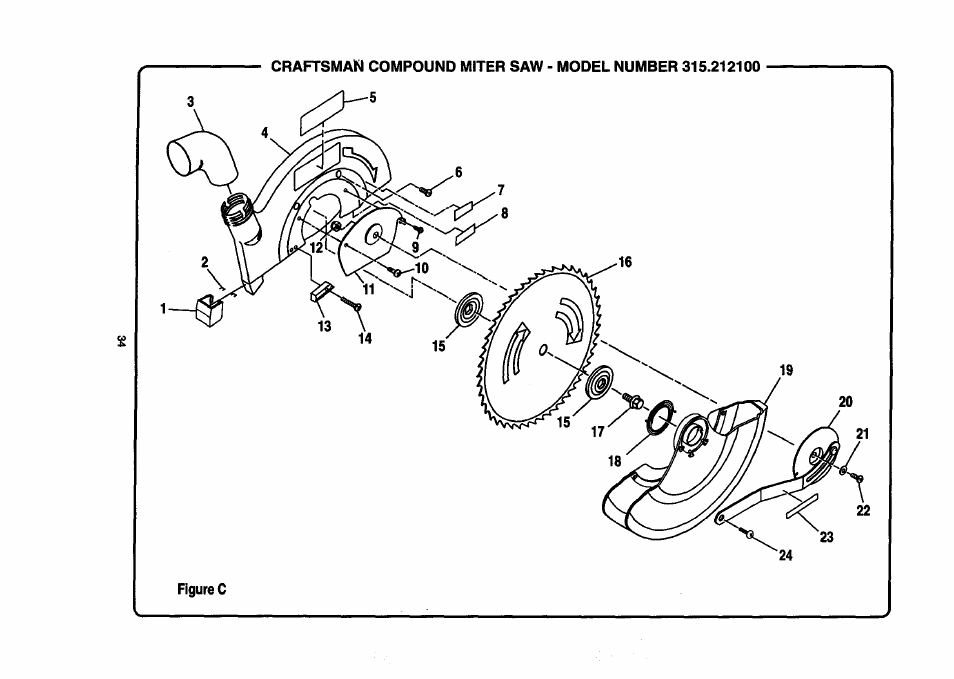 Craftsman 315.212100 User Manual | Page 34 / 38