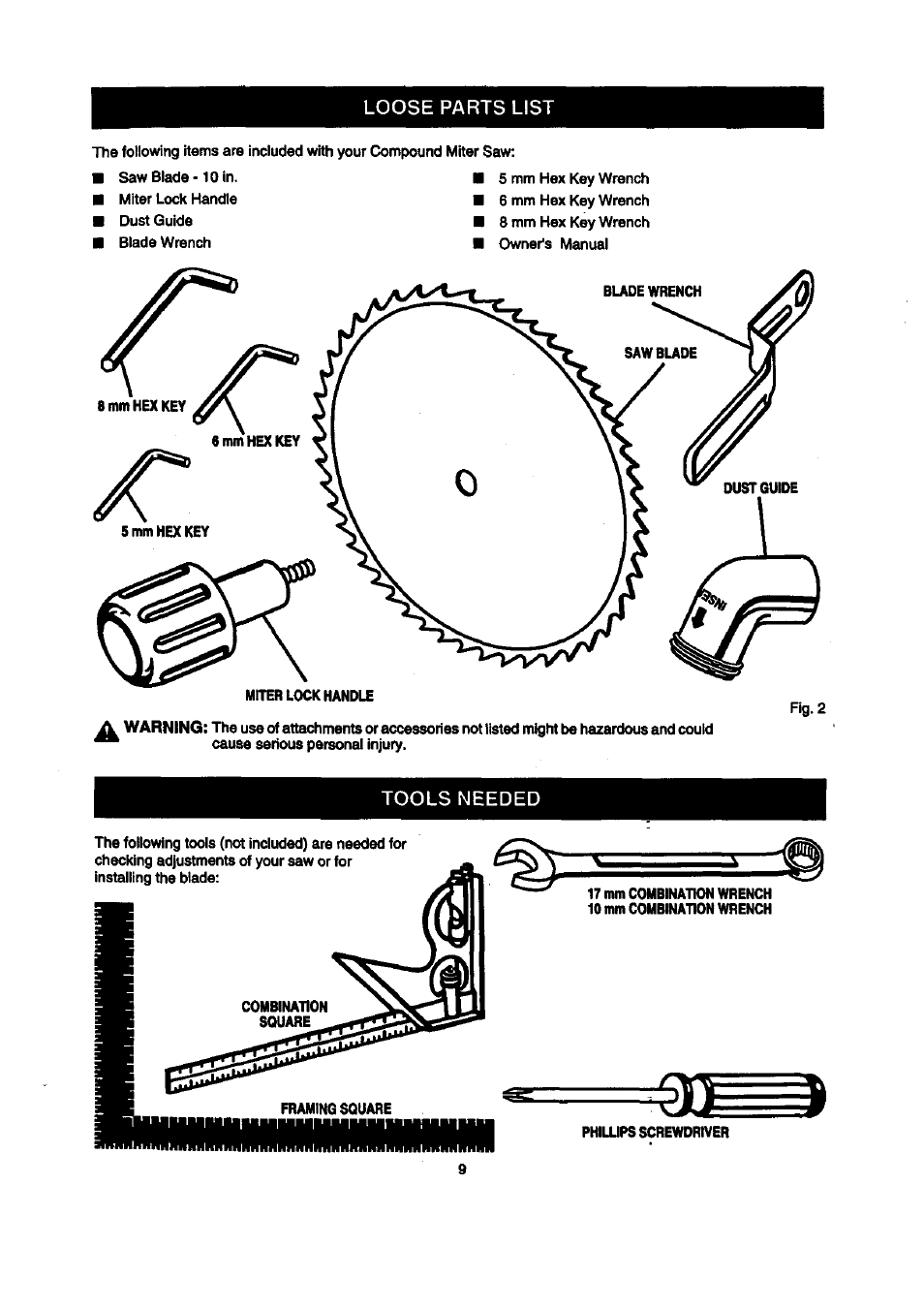 Craftsman 315.212100 User Manual | Page 9 / 38