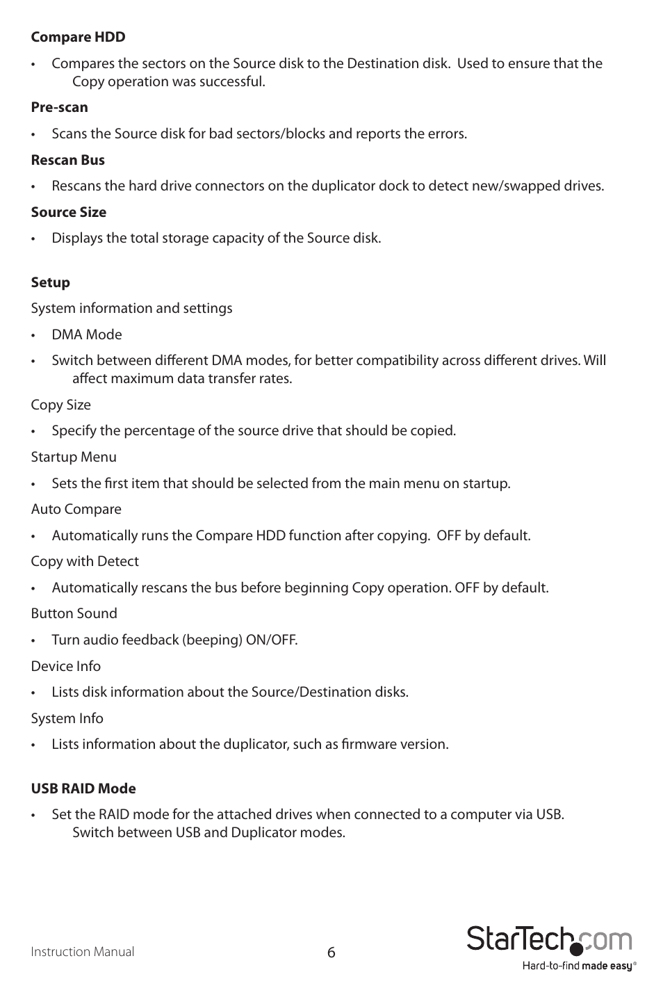 StarTech.com UNIDUPDOCK User Manual | Page 9 / 15