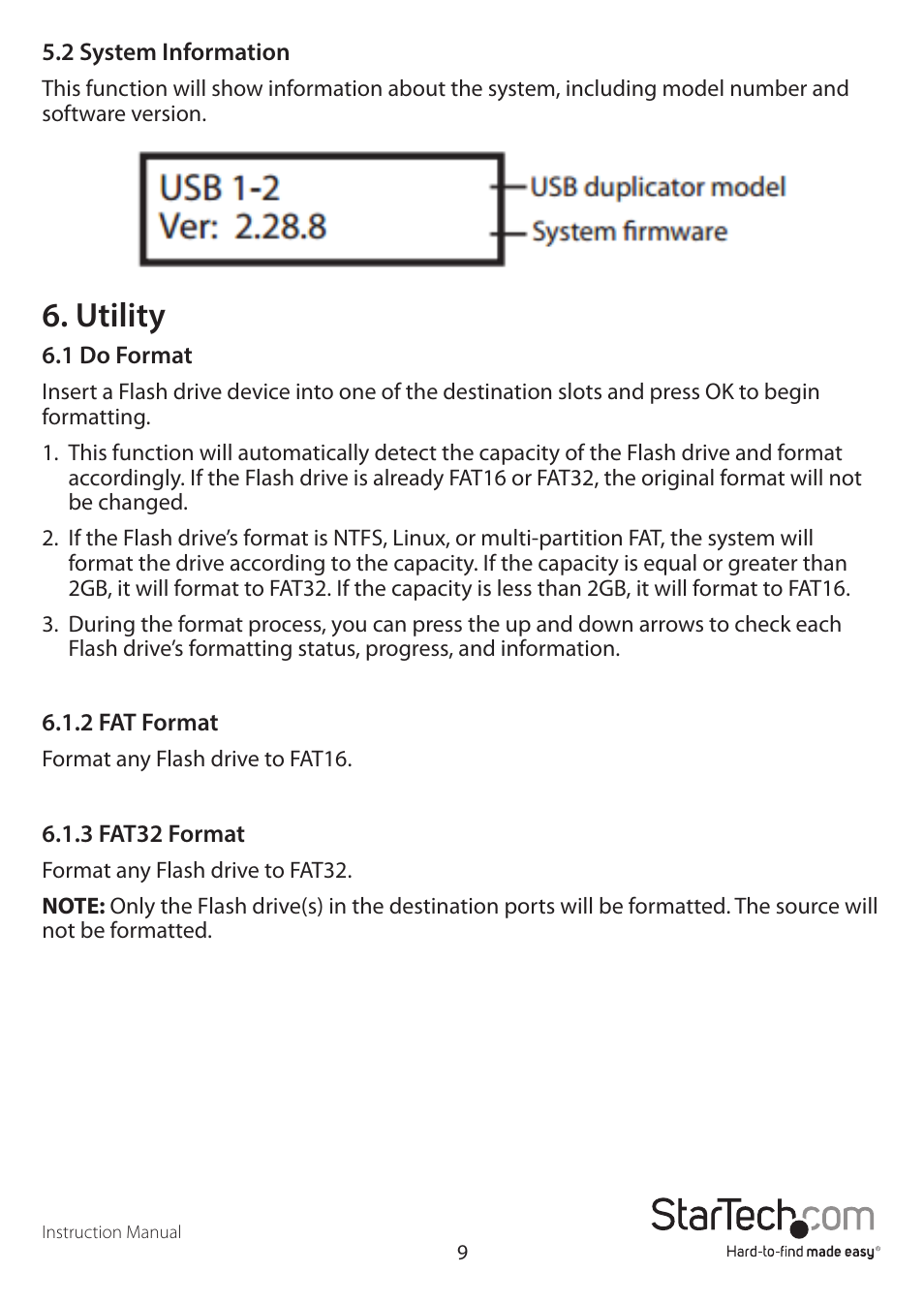 Utility | StarTech.com USBDUP15 User Manual | Page 12 / 18