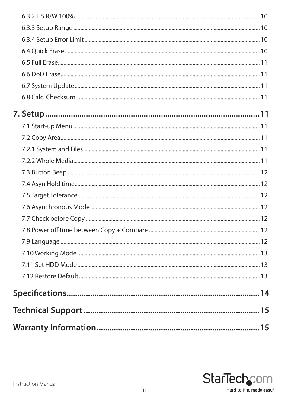 StarTech.com USBDUP12 User Manual | Page 4 / 20