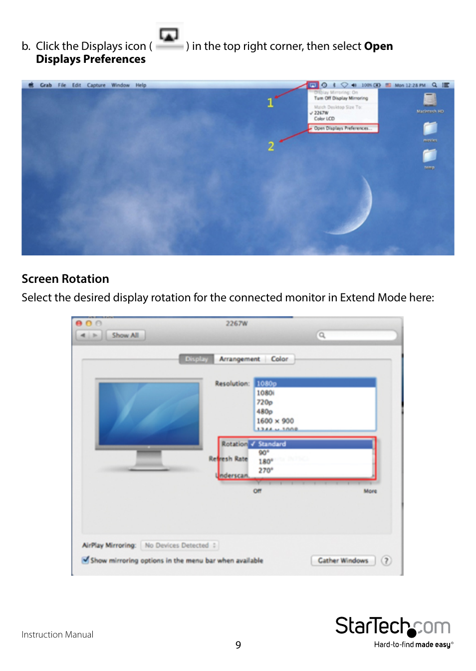 StarTech.com TBDOCKHDPBC Manual User Manual | Page 12 / 16