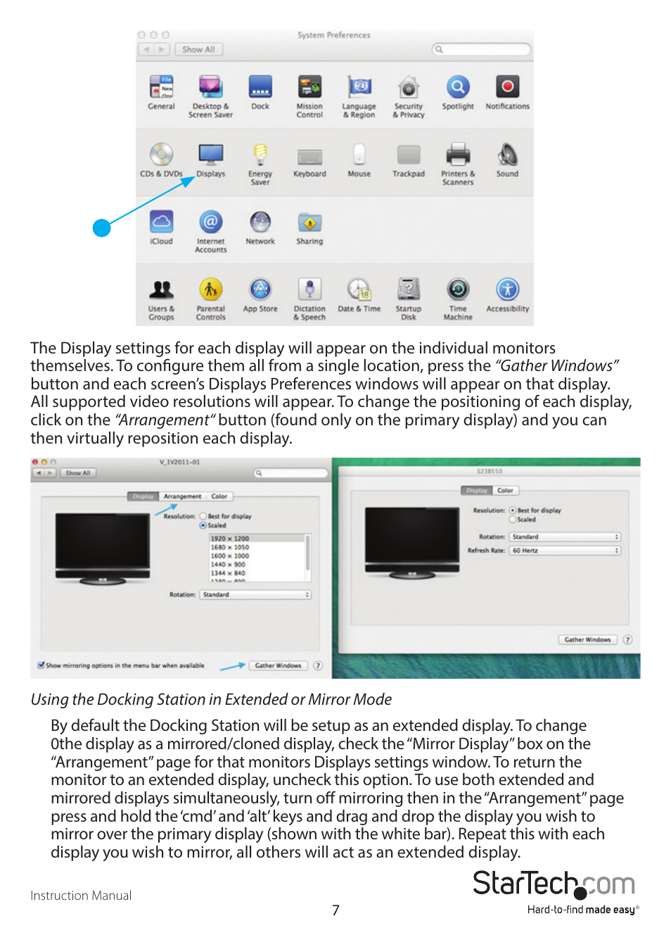 StarTech.com USB3DOCKHDPC User Manual | Page 10 / 13