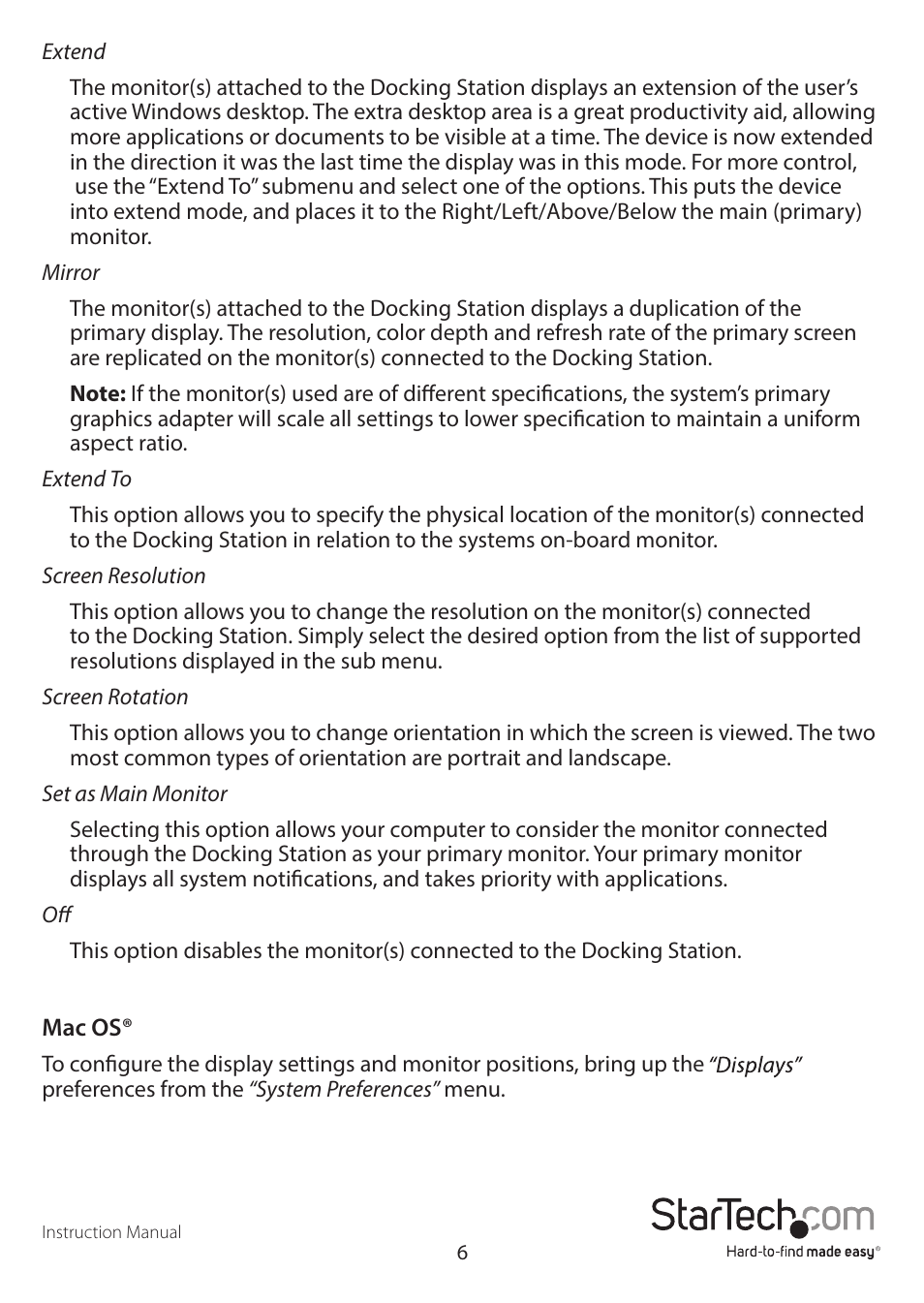 StarTech.com USB3DOCKHDPC User Manual | Page 9 / 13