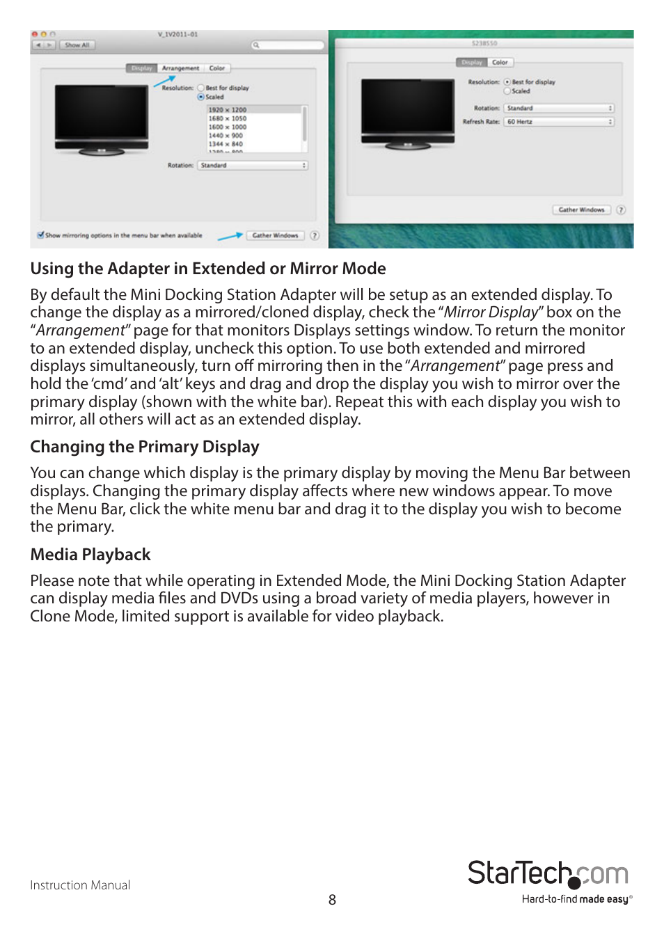 StarTech.com USB31GEVG User Manual | Page 11 / 14