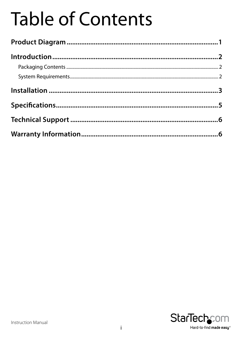 StarTech.com ST7CU35122 User Manual | Page 3 / 10
