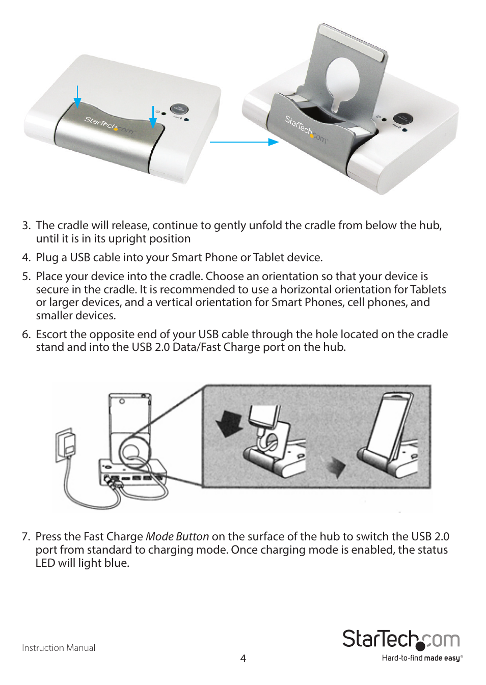StarTech.com ST4300U3C1B User Manual | Page 7 / 11