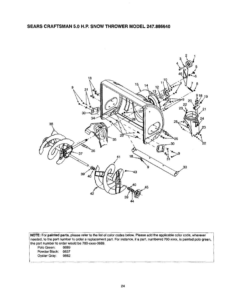 Craftsman 247.886640 User Manual | Page 24 / 33