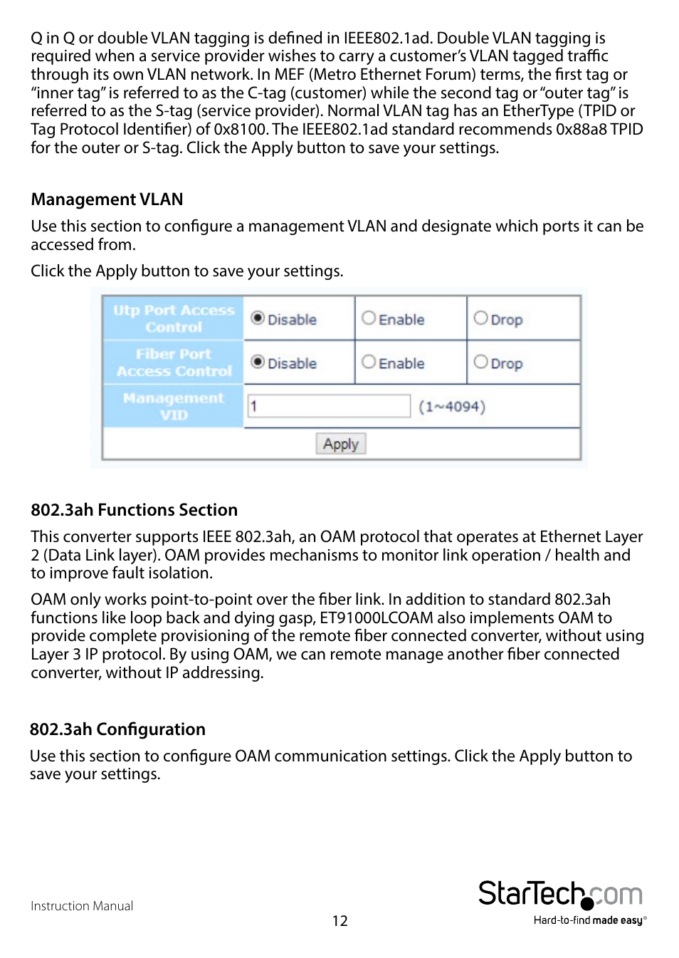 StarTech.com ET91000LCOAM Full User Manual | Page 15 / 24