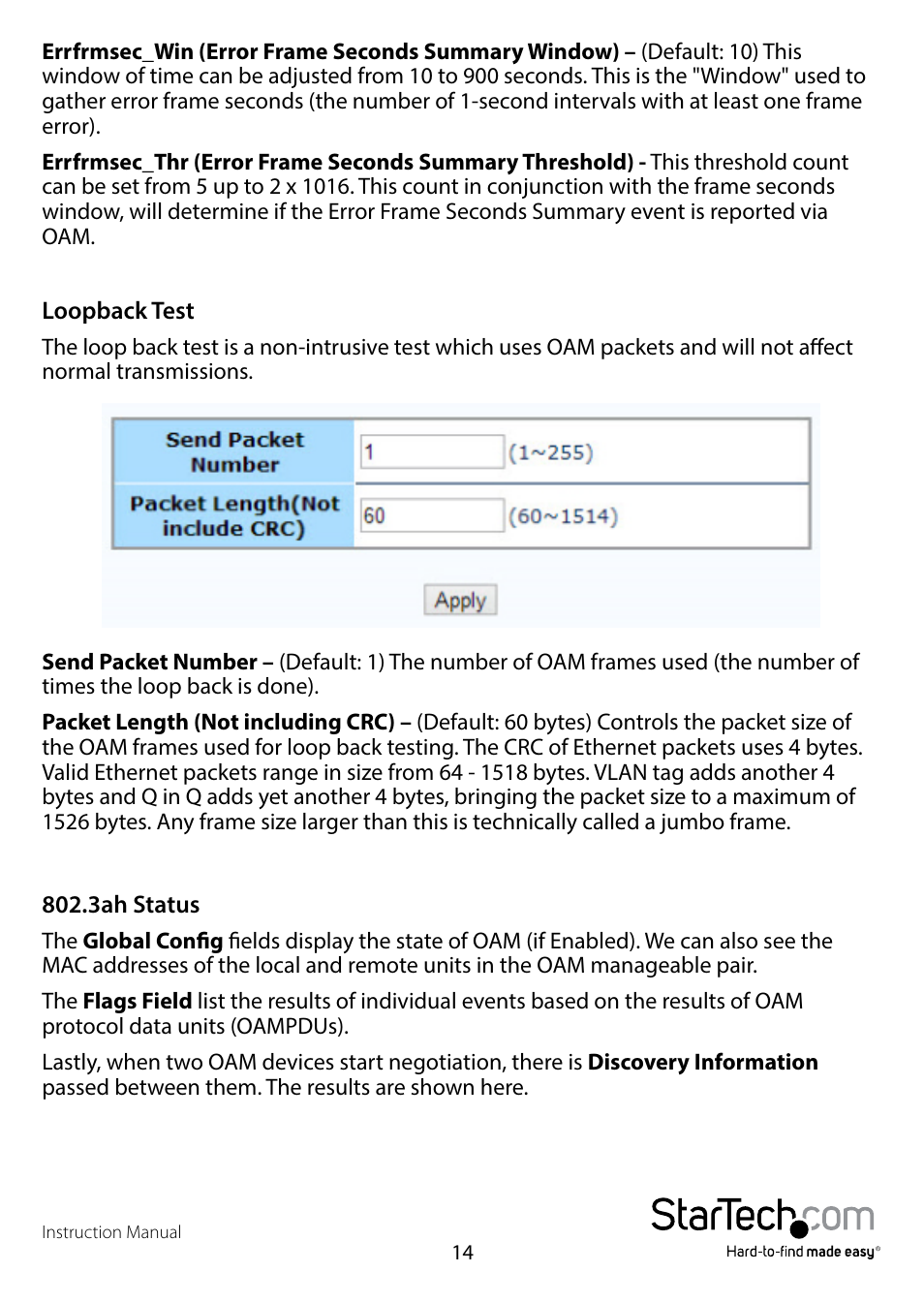 StarTech.com ET91000LCOAM Full User Manual | Page 17 / 24