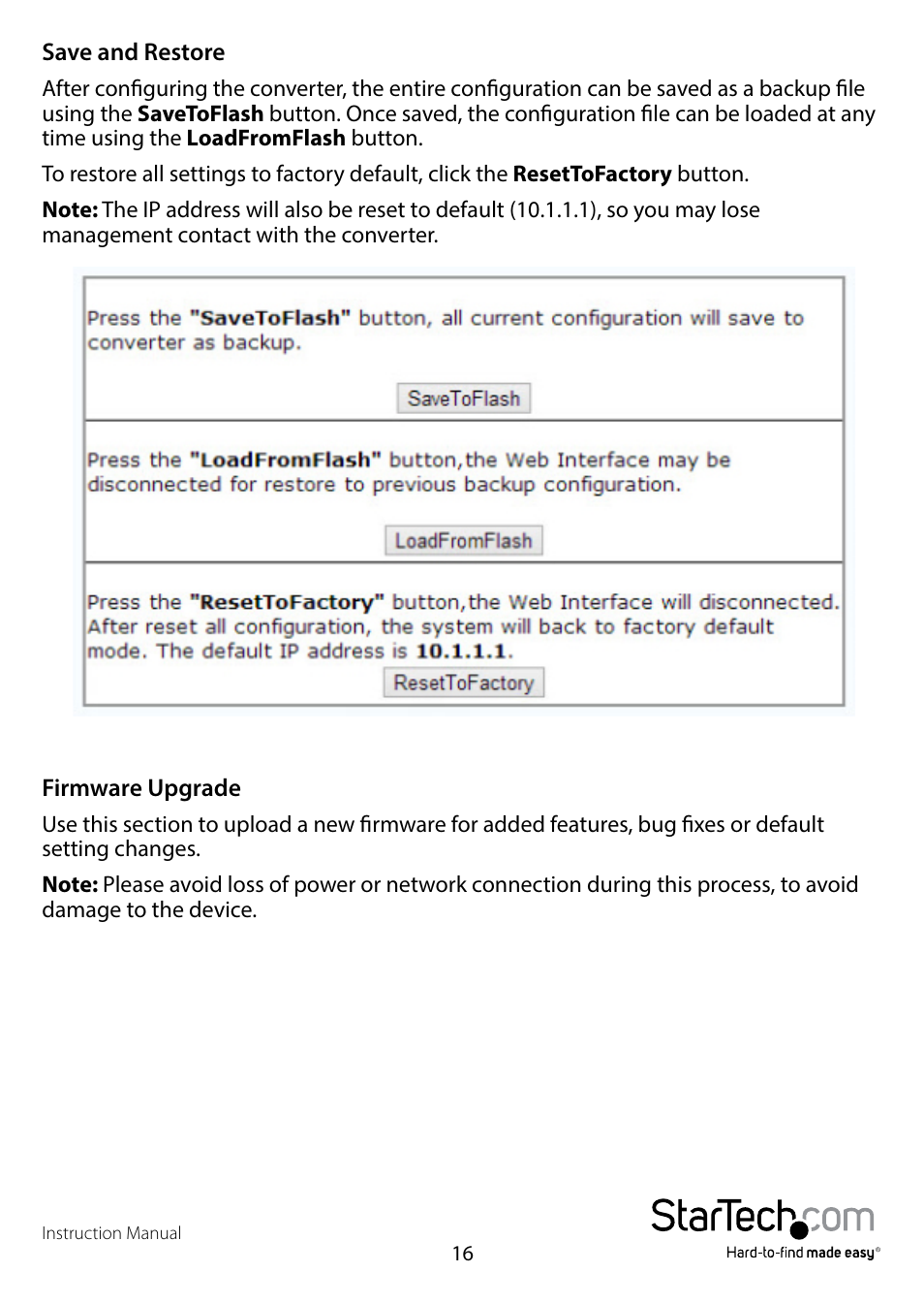 StarTech.com ET91000LCOAM Full User Manual | Page 19 / 24