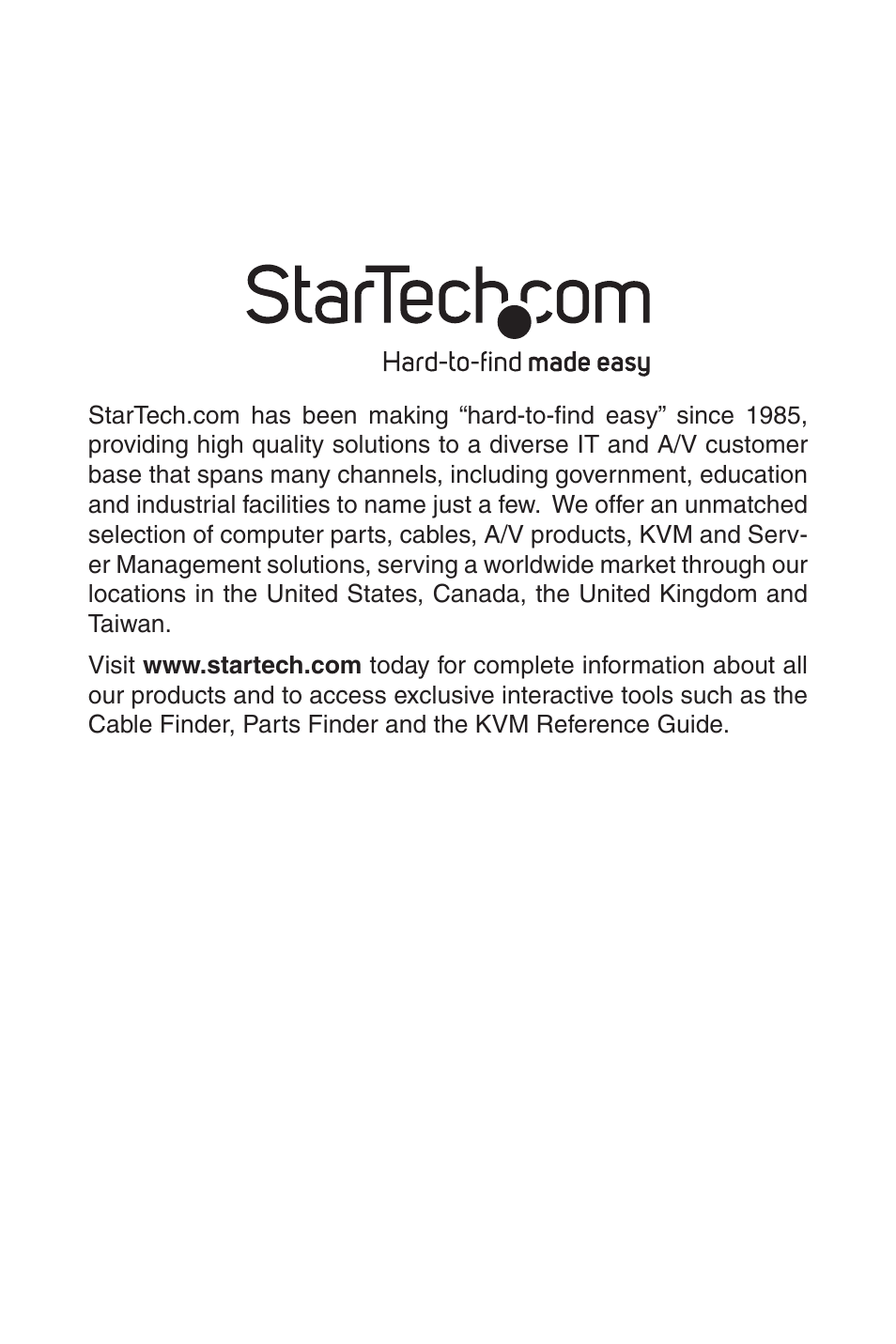 StarTech.com IMC110MMSC User Manual | Page 9 / 9