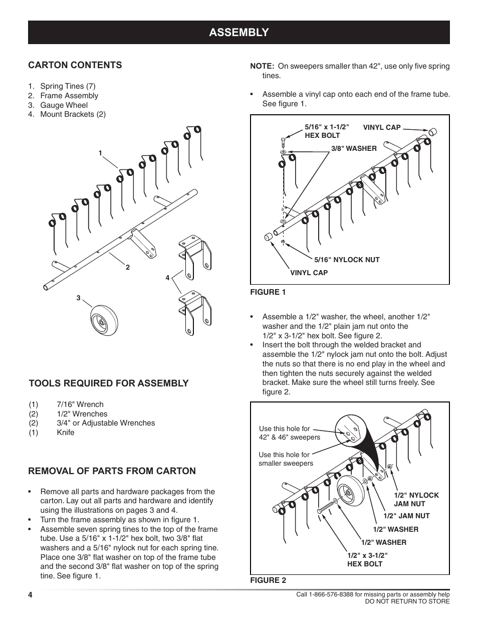 Assembly | Craftsman 486.24218 User Manual | Page 4 / 12