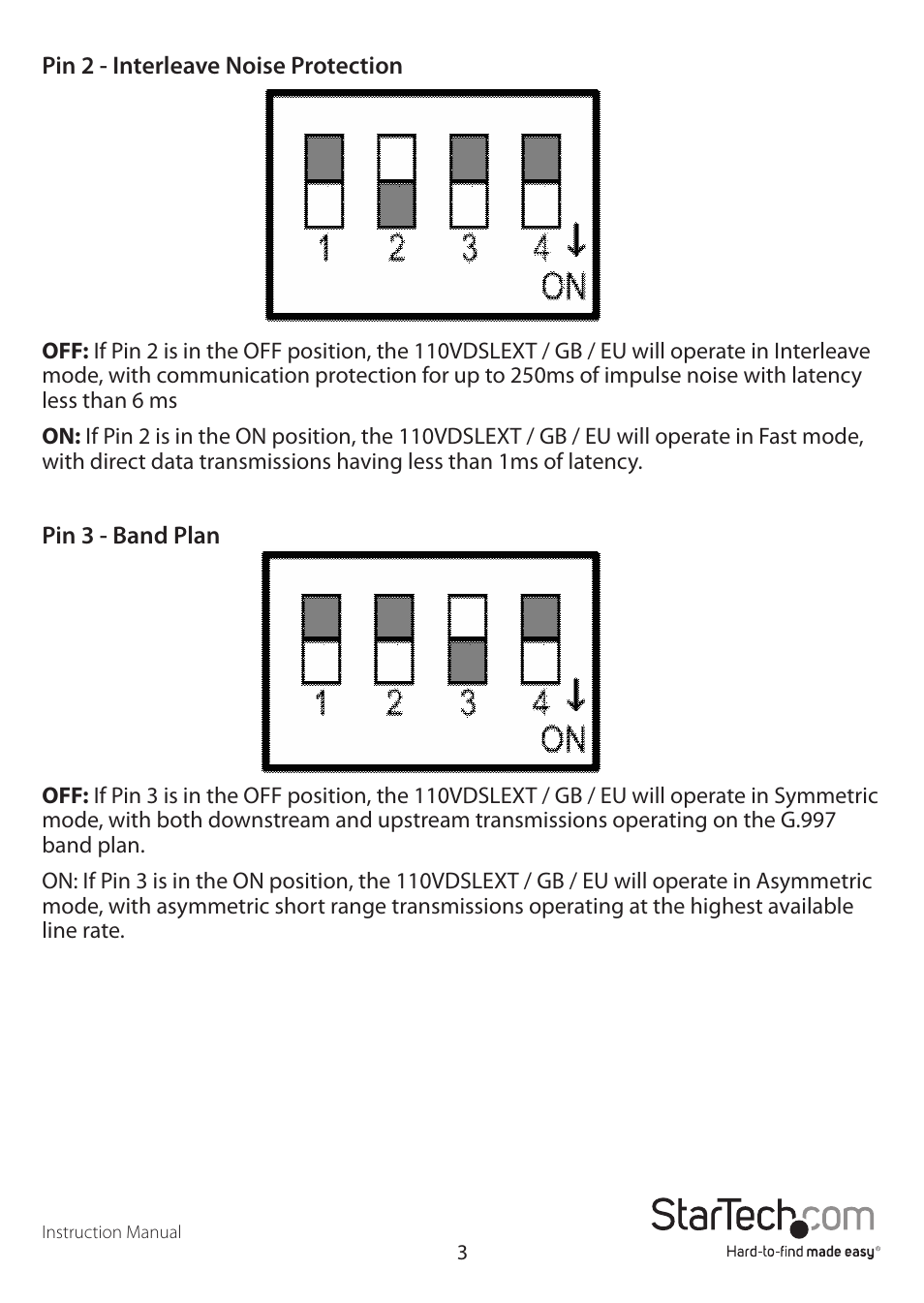StarTech.com 110VDSLEXTEU User Manual | Page 6 / 11