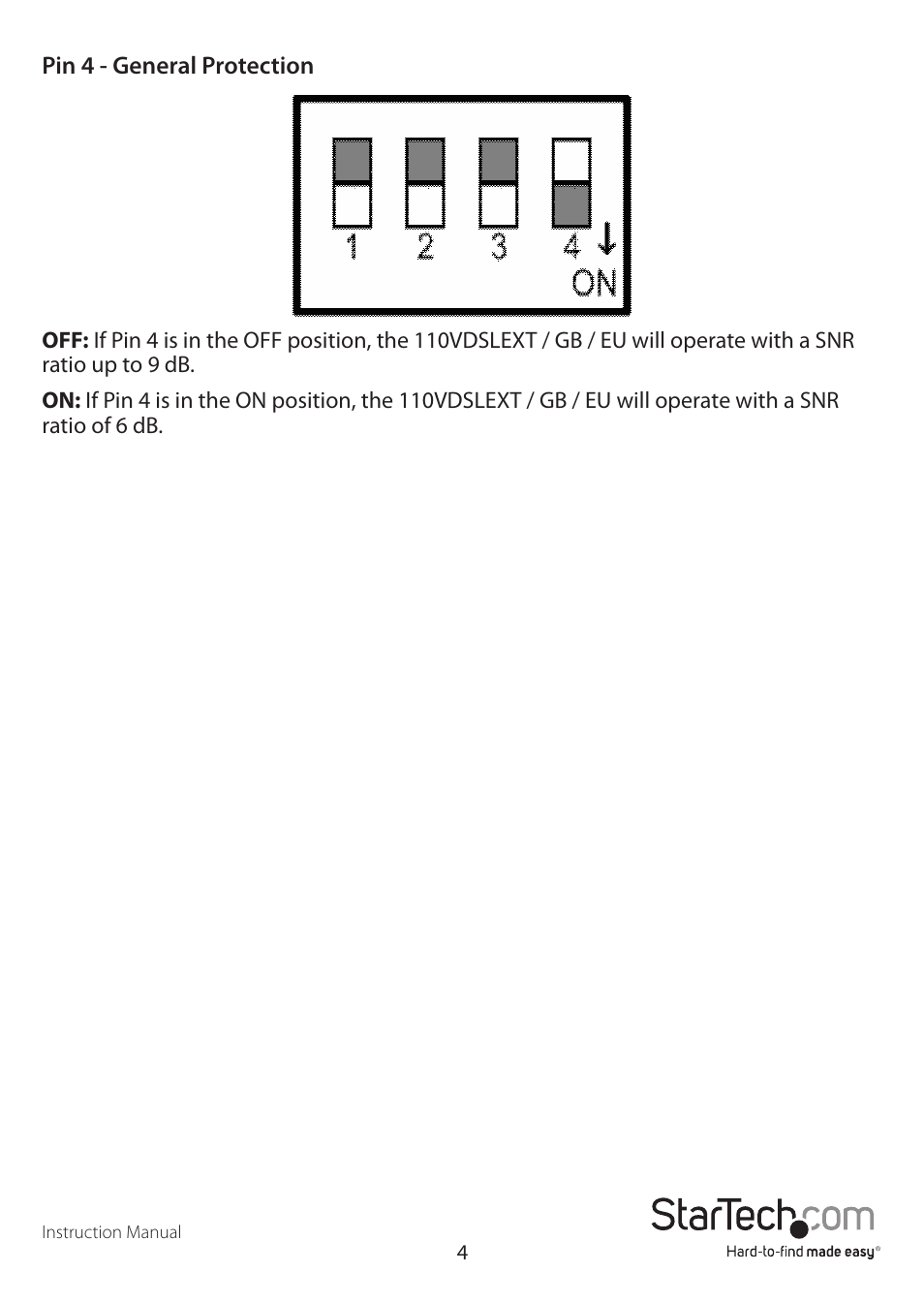 StarTech.com 110VDSLEXTEU User Manual | Page 7 / 11