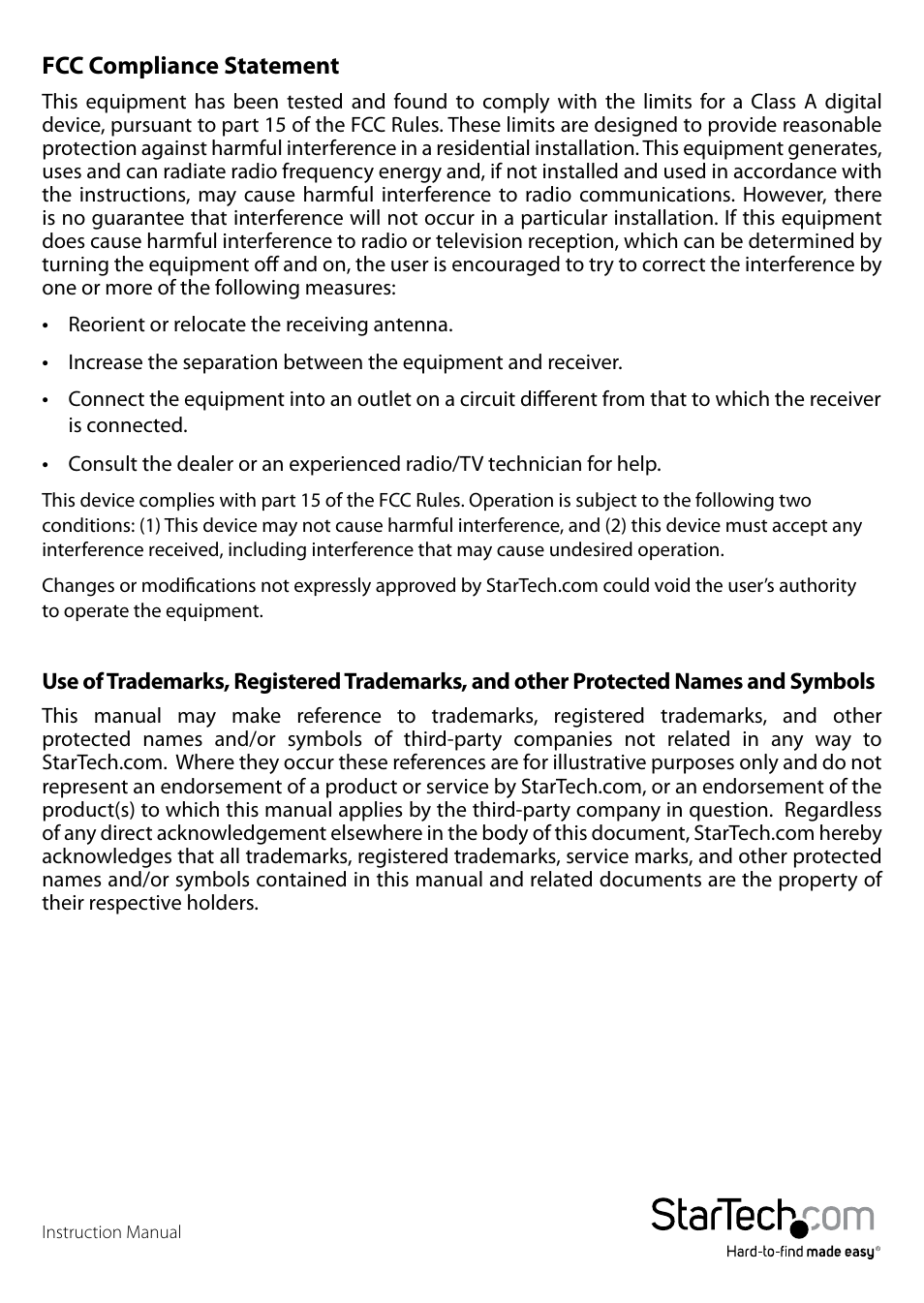 StarTech.com POEINJ1GI User Manual | Page 2 / 13