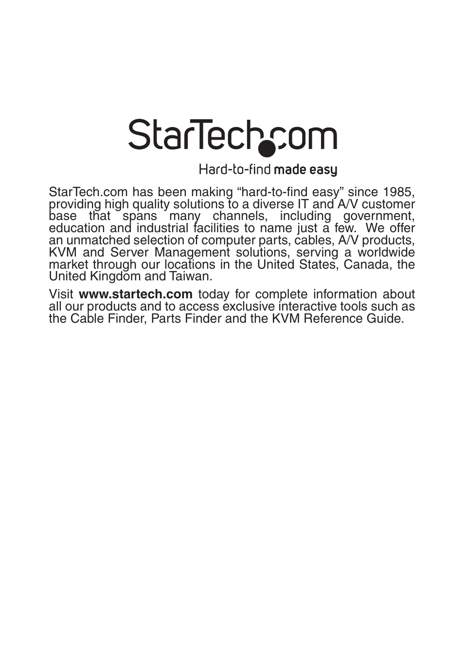 StarTech.com POESPLT100 User Manual | Page 10 / 10