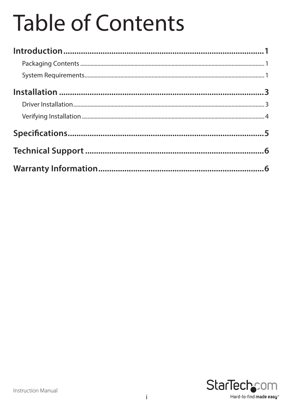 StarTech.com ST3300U3S User Manual | Page 3 / 10