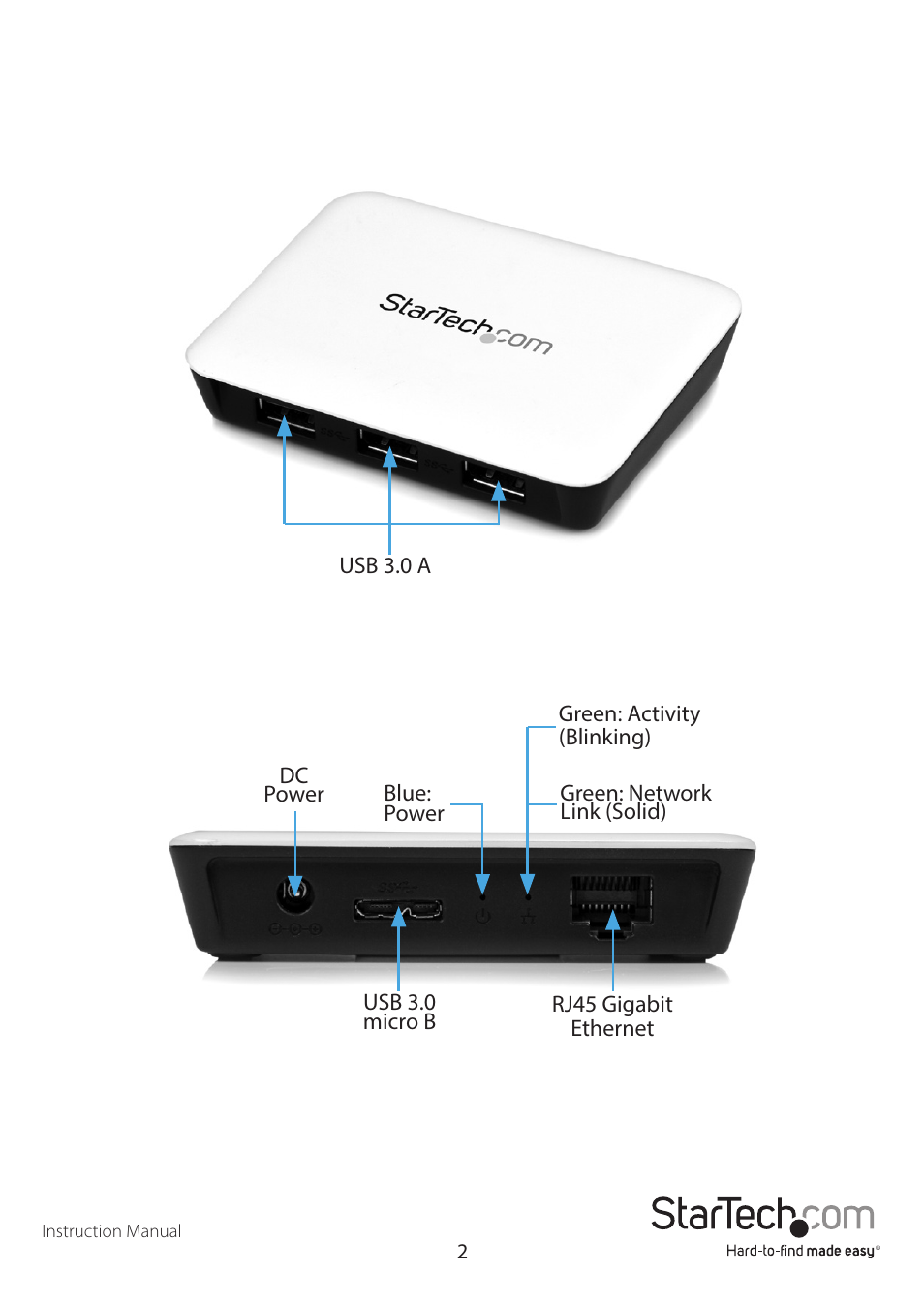 StarTech.com ST3300U3S User Manual | Page 5 / 10