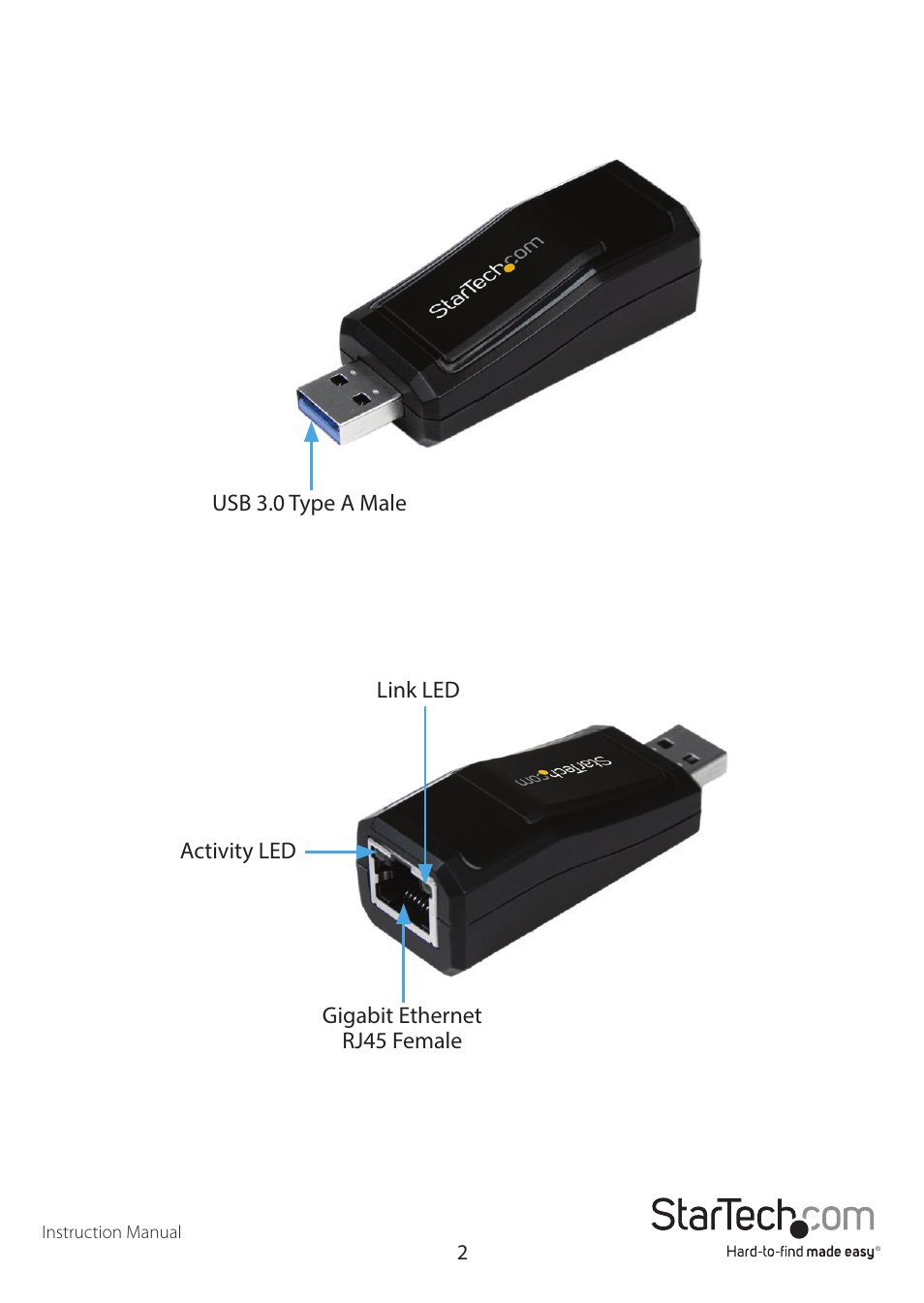 StarTech.com USB31000NDS User Manual | Page 5 / 10