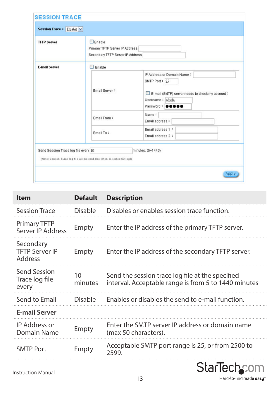 StarTech.com R300WN22GAxx Full User Manual | Page 18 / 61