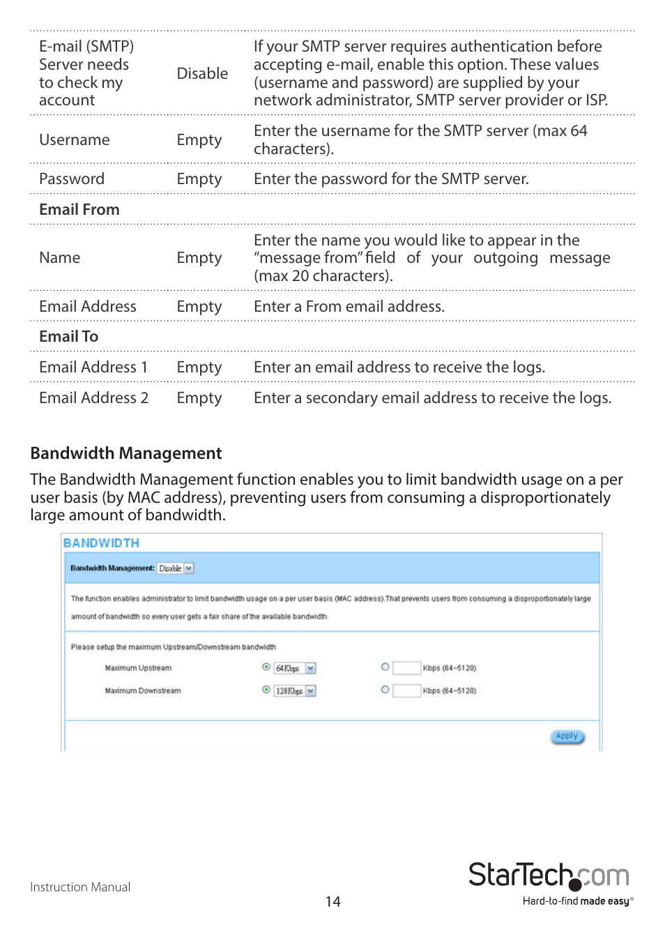 StarTech.com R300WN22GAxx Full User Manual | Page 19 / 61