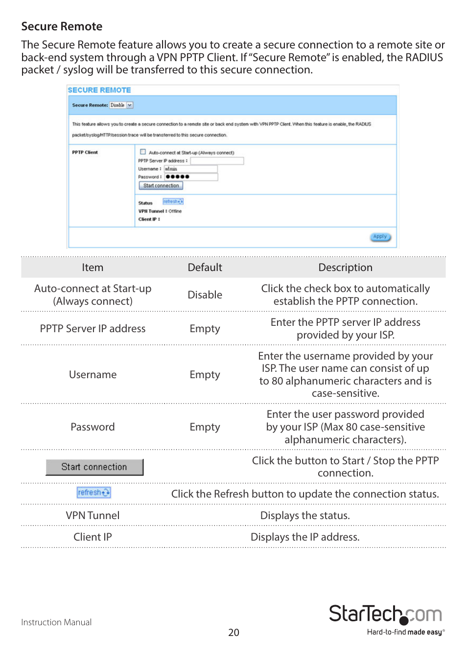 StarTech.com R300WN22GAxx Full User Manual | Page 25 / 61